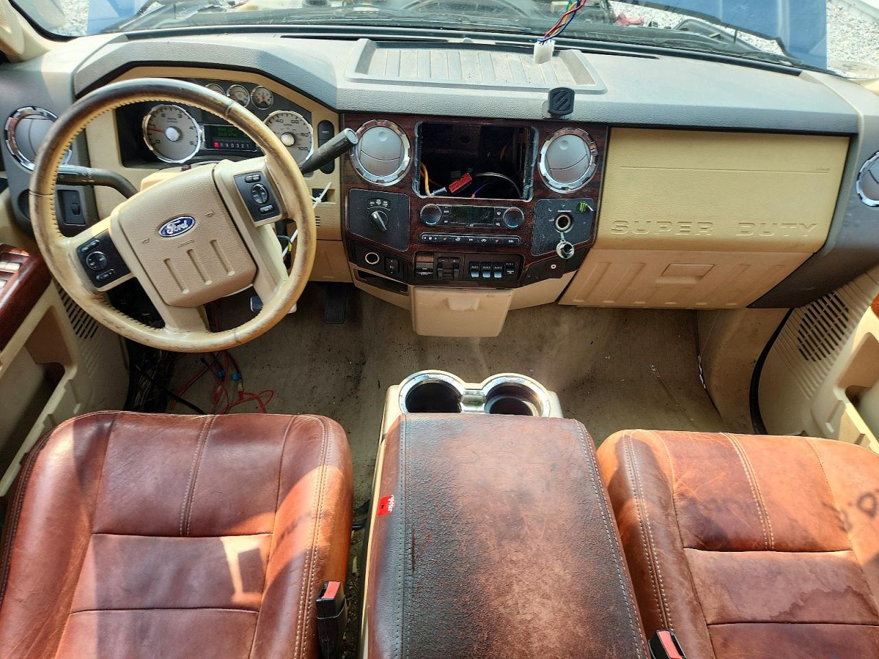 2008 Ford F250 Super Duty Blue vin: 1FTSW21R88EC47068