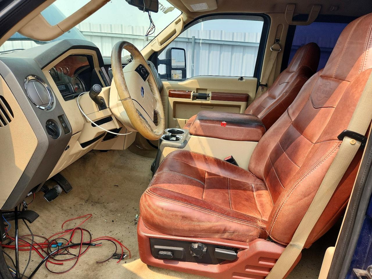 2008 Ford F250 Super Duty Blue vin: 1FTSW21R88EC47068