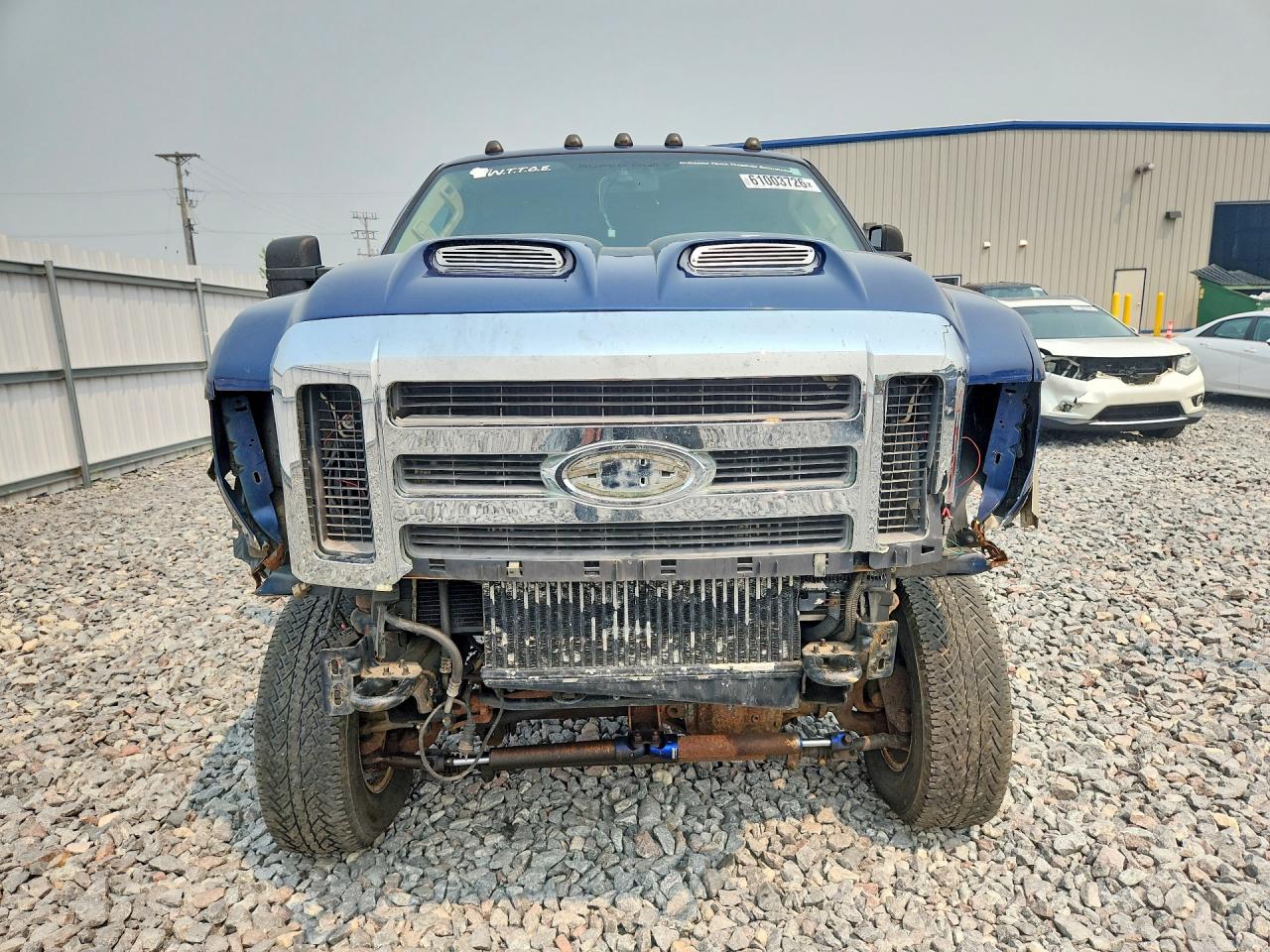 2008 Ford F250 Super Duty Blue vin: 1FTSW21R88EC47068