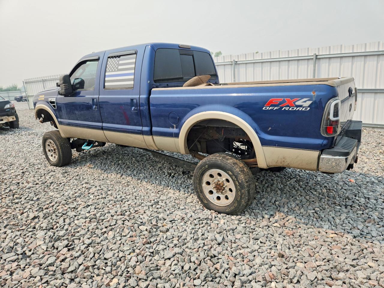 2008 Ford F250 Super Duty Blue vin: 1FTSW21R88EC47068