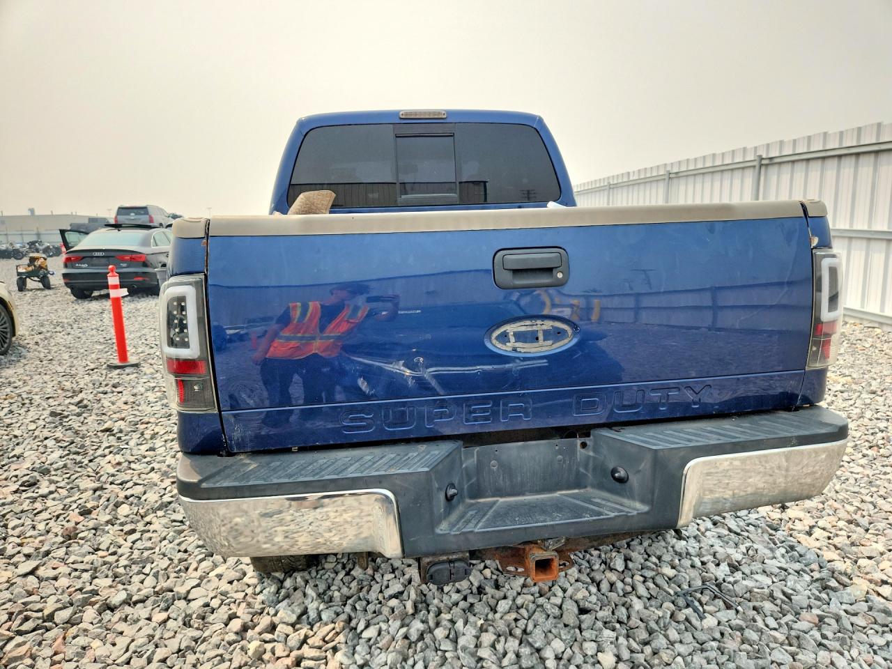 2008 Ford F250 Super Duty Blue vin: 1FTSW21R88EC47068