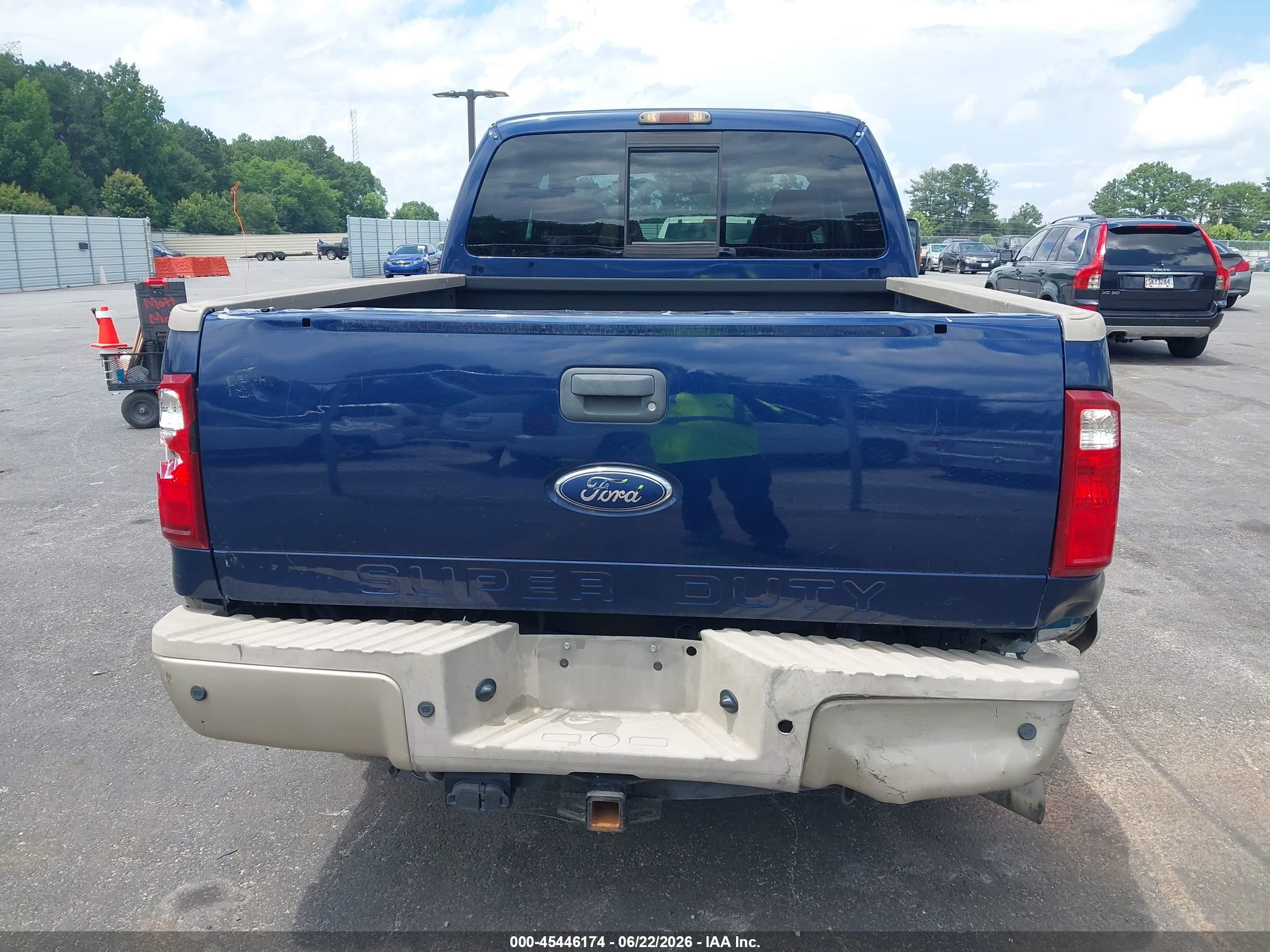 2009 Ford F-250 Fx4/harley-davidson/king Ranch/lariat/xl/xlt Blue vin: 1FTSW21R89EA38852