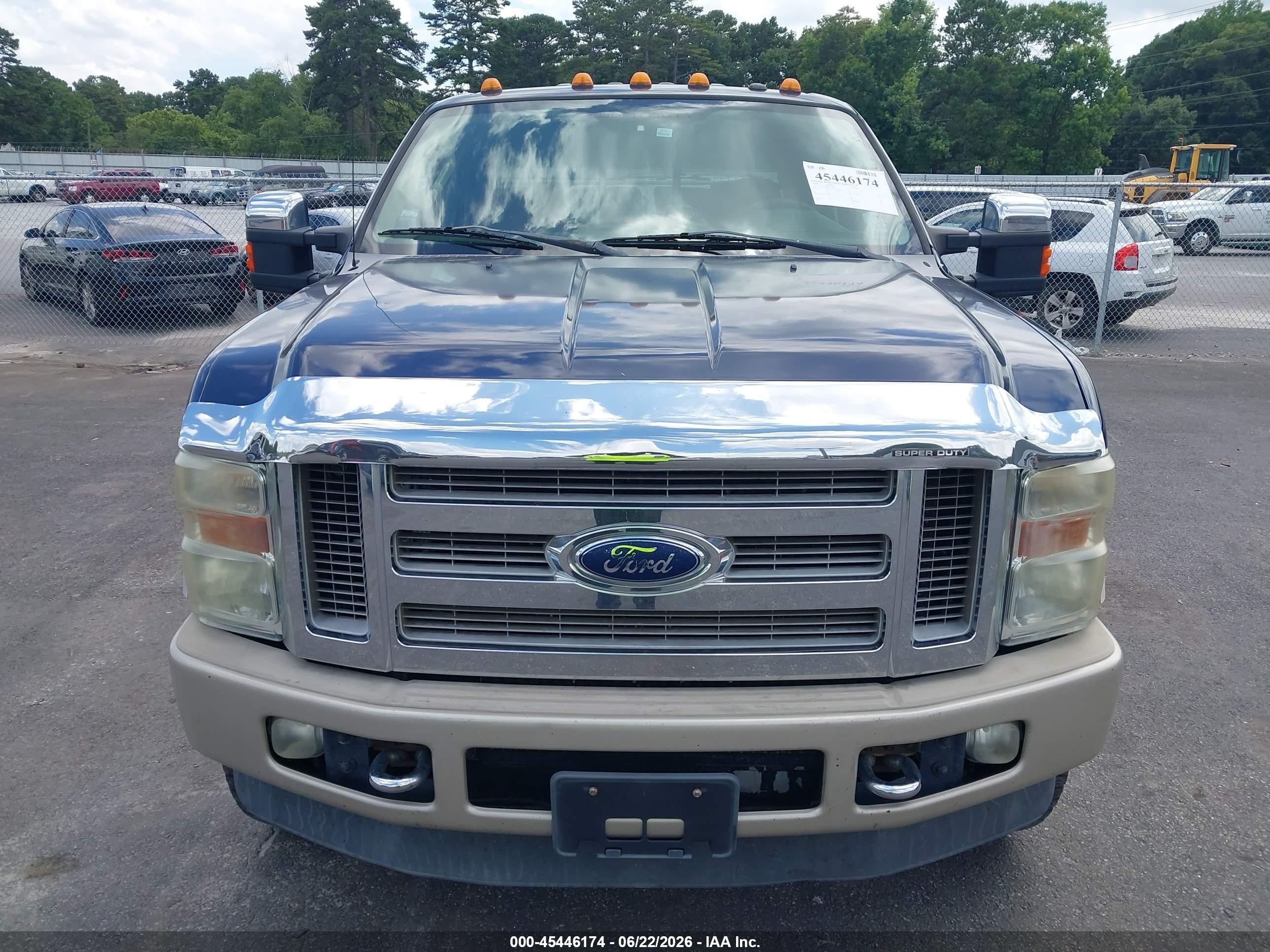 2009 Ford F-250 Fx4/harley-davidson/king Ranch/lariat/xl/xlt Blue vin: 1FTSW21R89EA38852