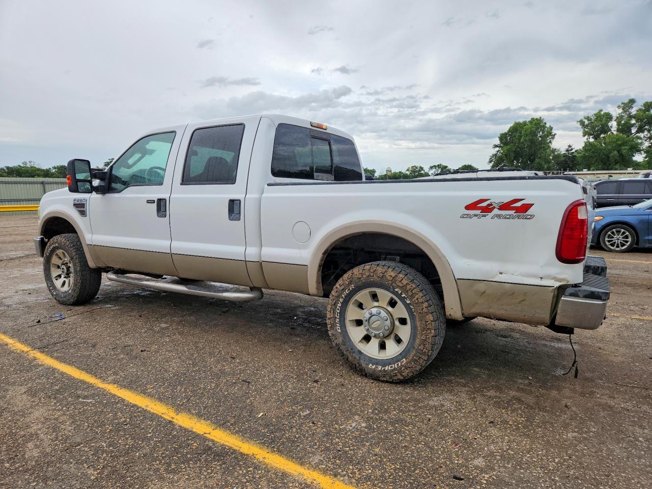 2009 Ford F250 Super Duty White vin: 1FTSW21R89EB01433