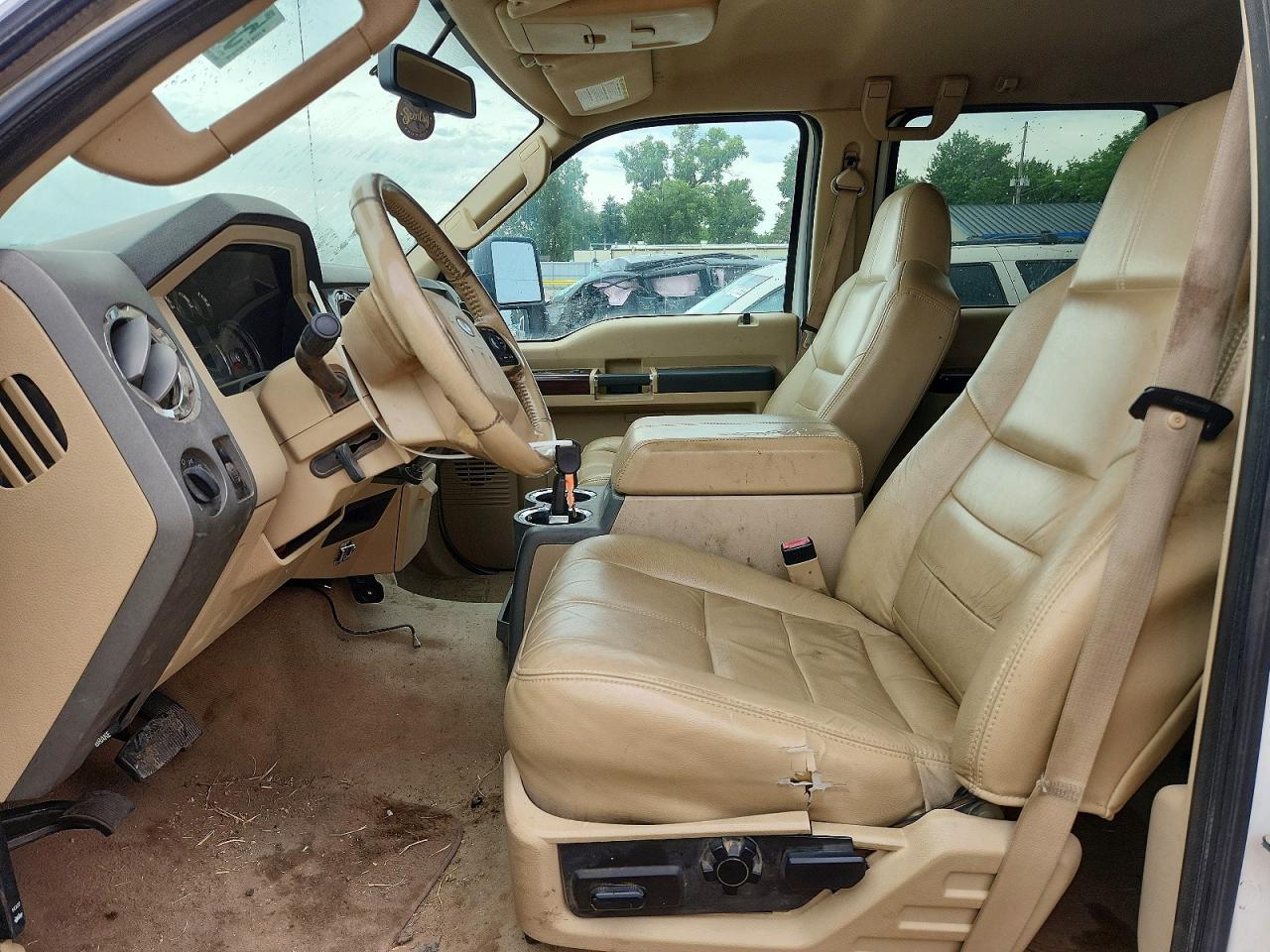 2009 Ford F250 Super Duty White vin: 1FTSW21R89EB01433