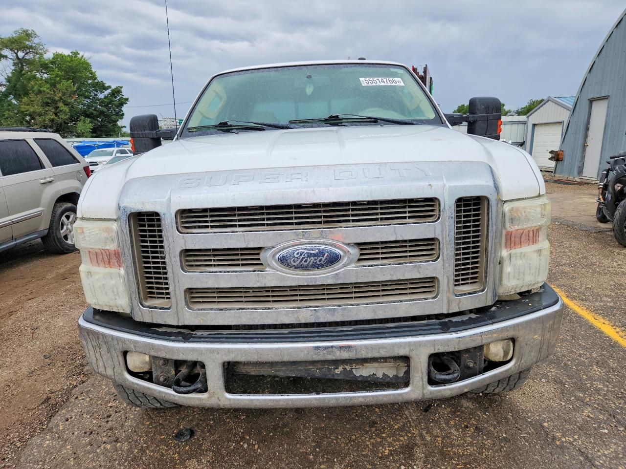 2009 Ford F250 Super Duty White vin: 1FTSW21R89EB01433
