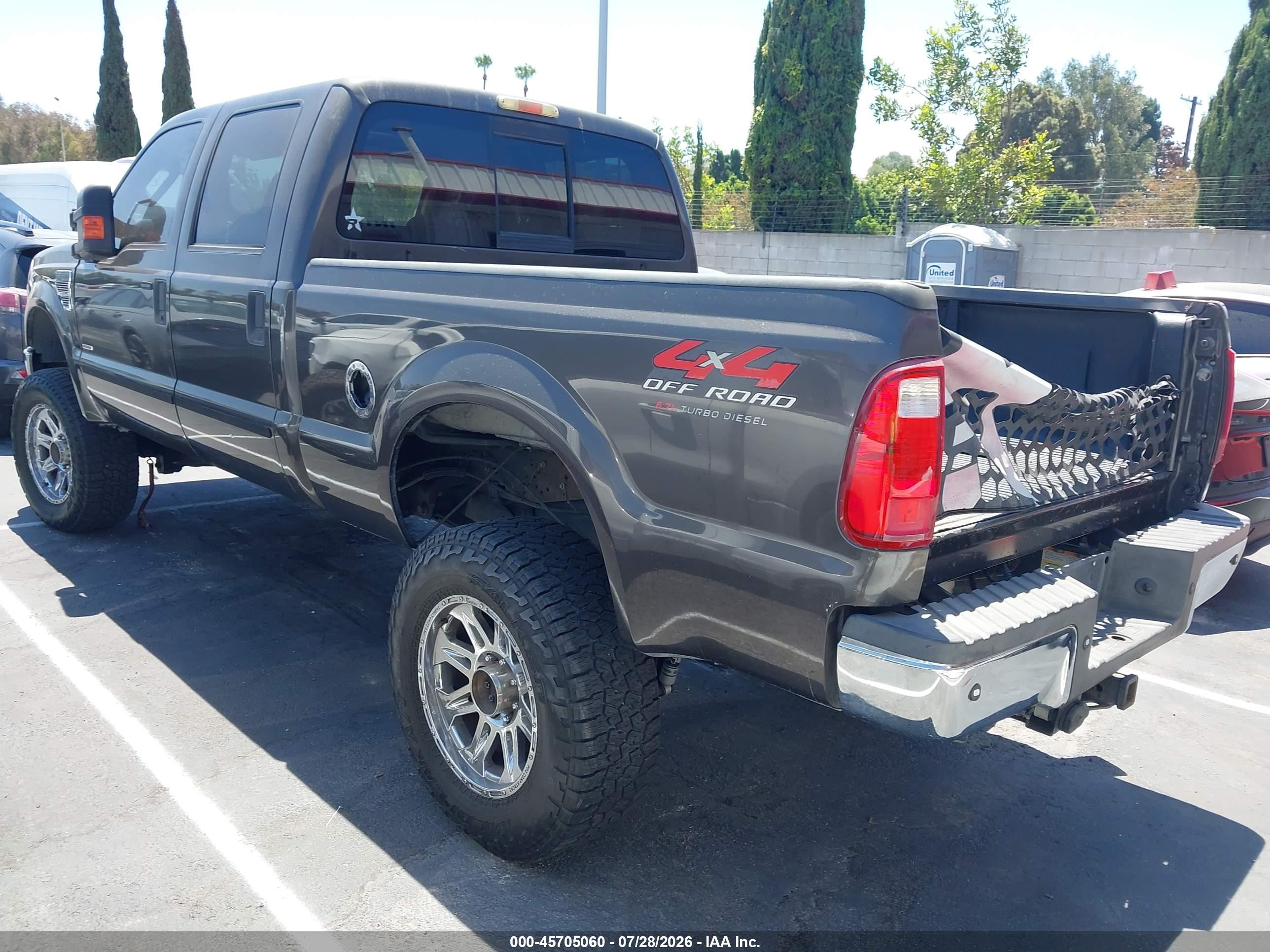 2008 Ford F-250 Xlt Серый vin: 1FTSW21R98EB19843