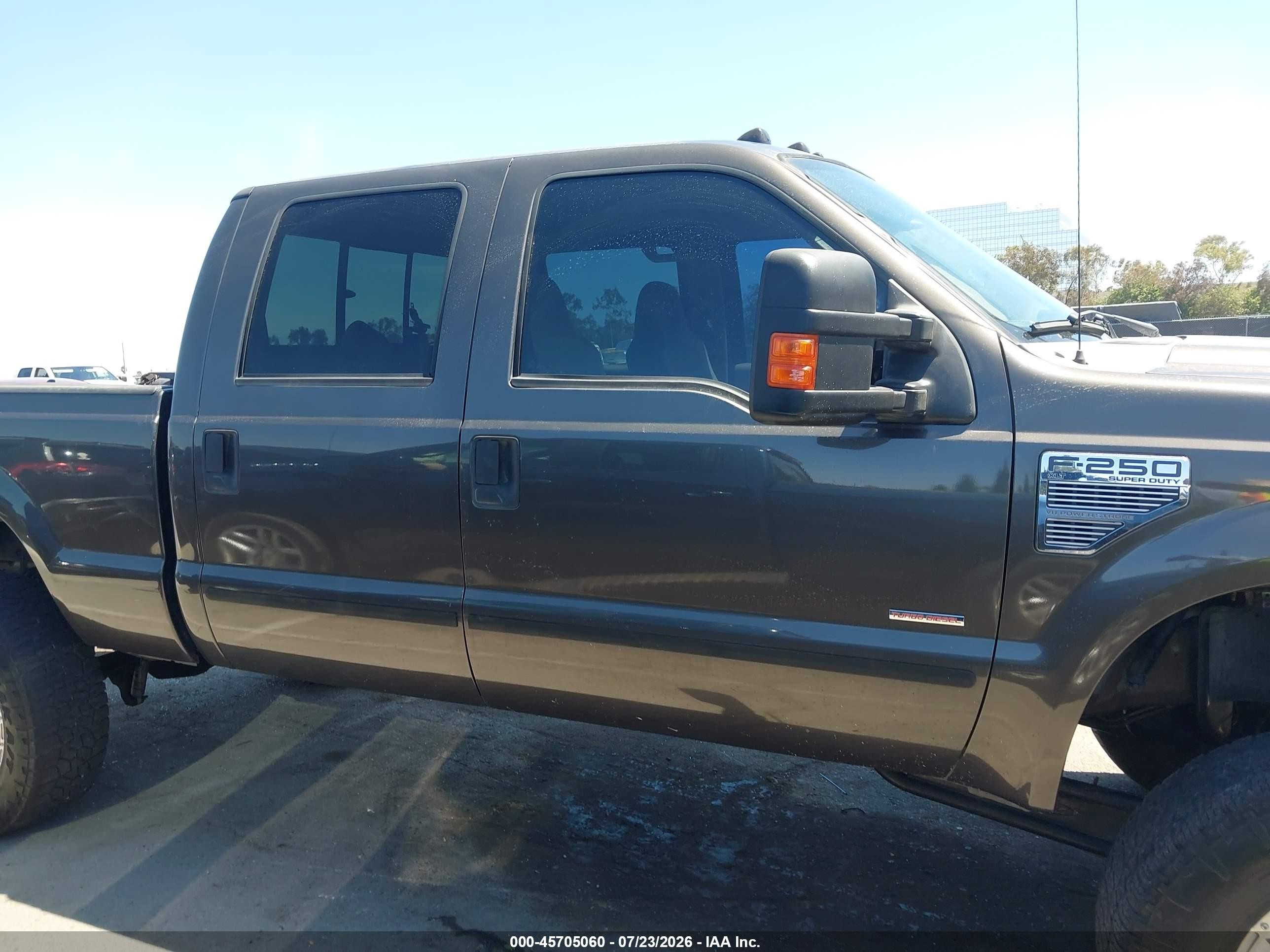 2008 Ford F-250 Xlt Серый vin: 1FTSW21R98EB19843