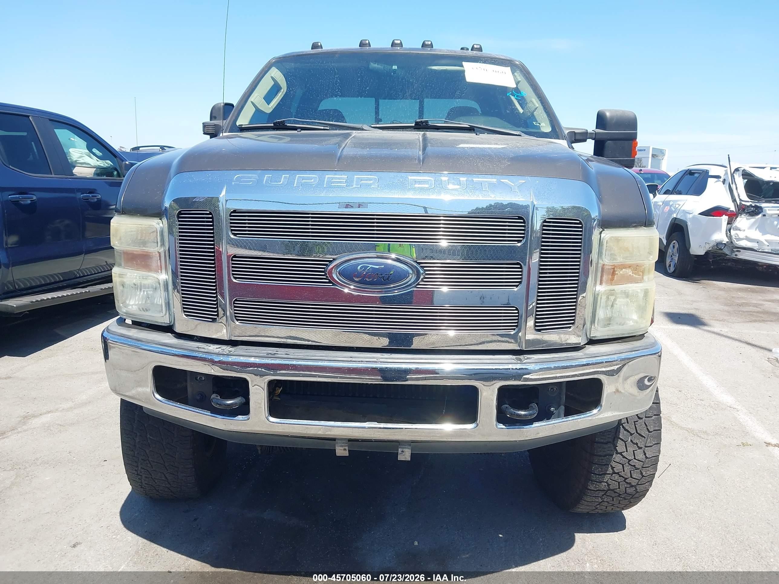 2008 Ford F-250 Xlt Серый vin: 1FTSW21R98EB19843