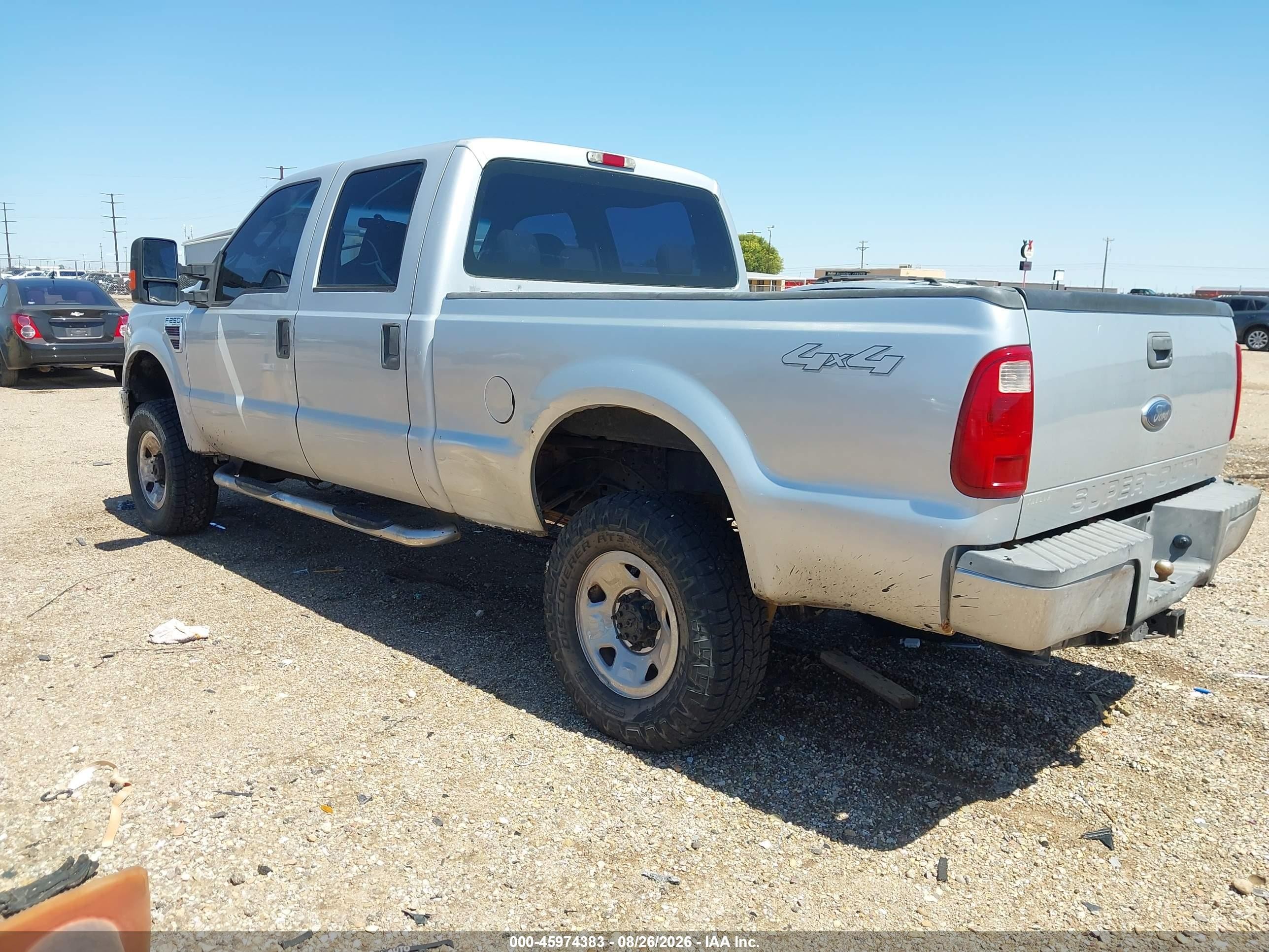 2008 Ford Super Duty F-250 Srw Xlt Silver vin: 1FTSW21R98EB94672