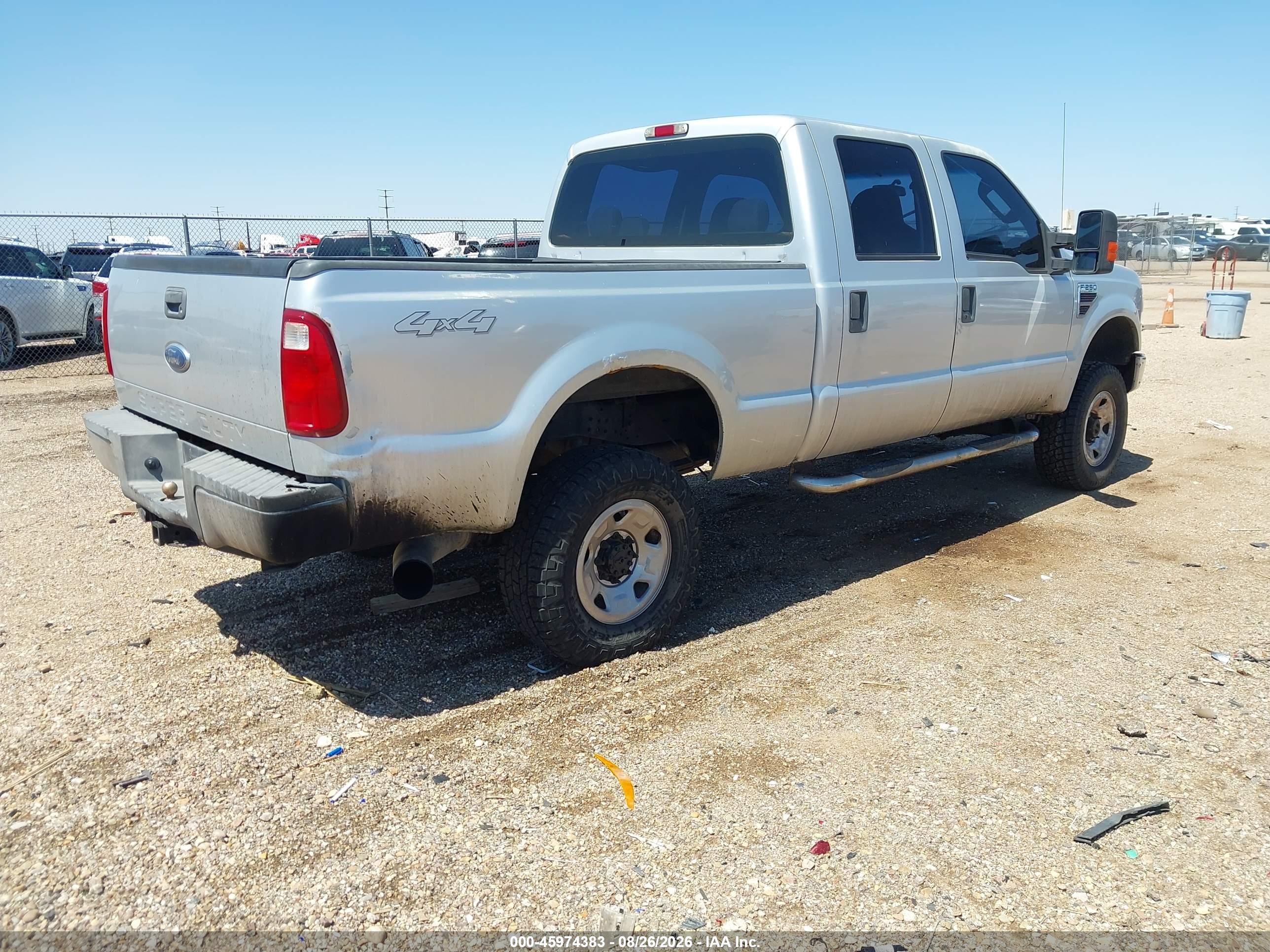 2008 Ford Super Duty F-250 Srw Xlt Silver vin: 1FTSW21R98EB94672