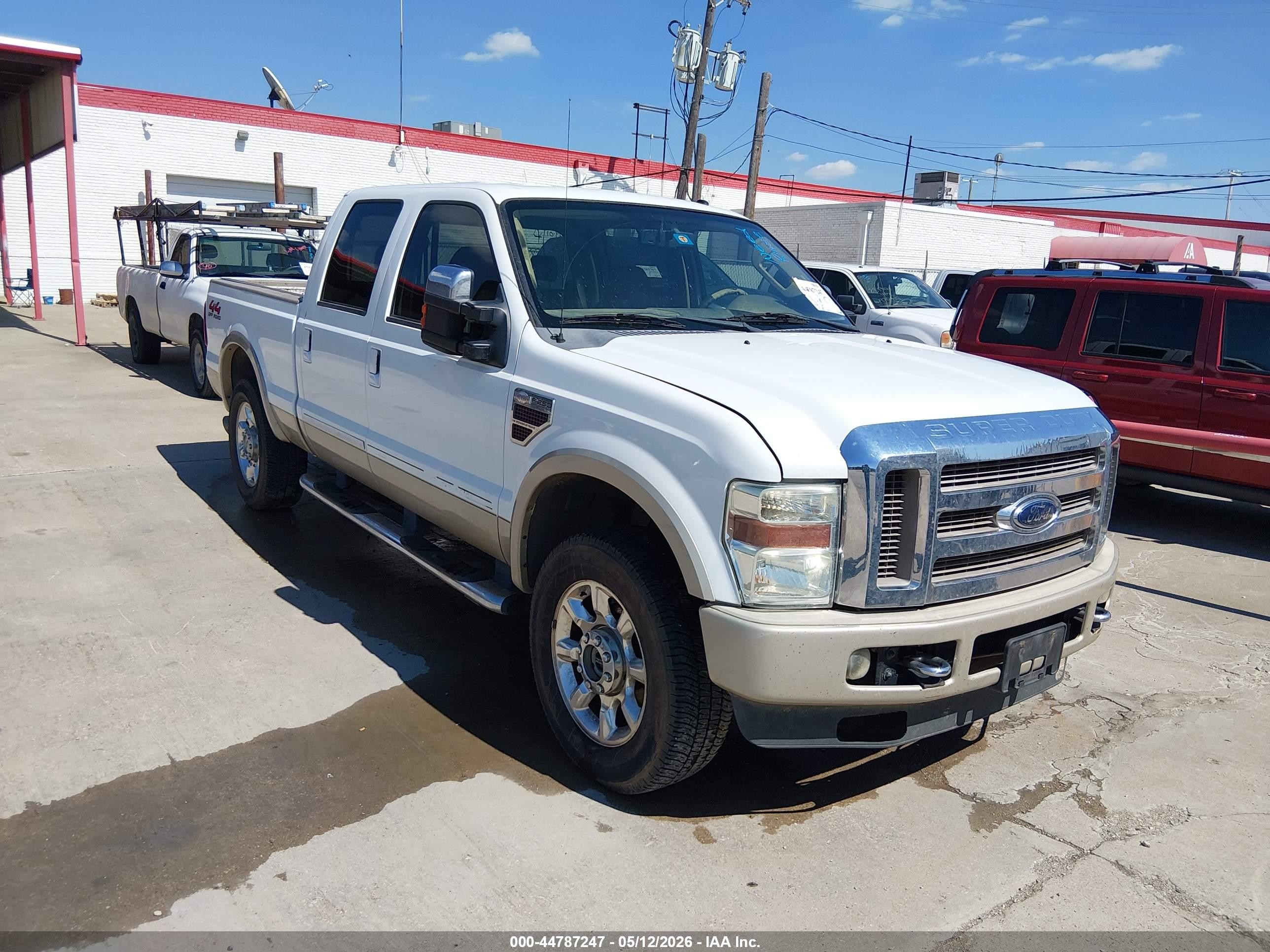2008 Ford F-250 Fx4/harley-davidson/king Ranch/lariat/xl/xlt White vin: 1FTSW21R98EC35690