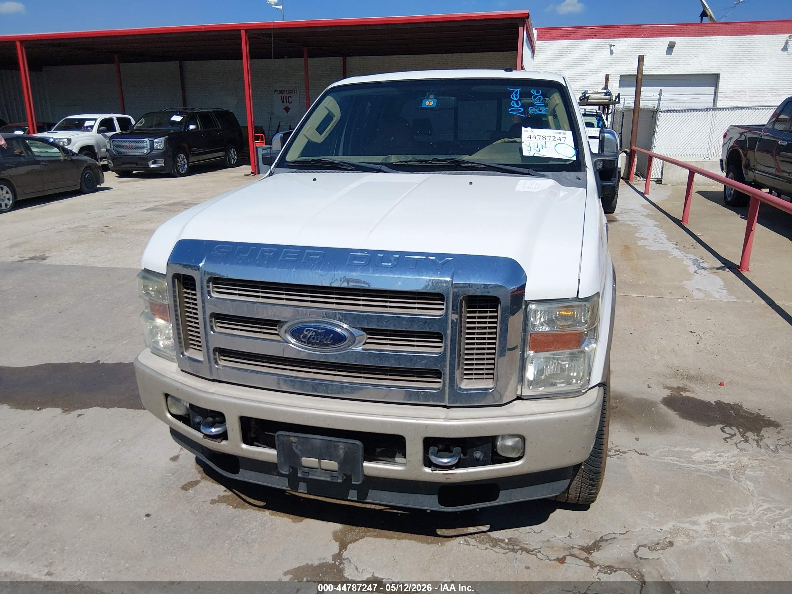 2008 Ford F-250 Fx4/harley-davidson/king Ranch/lariat/xl/xlt White vin: 1FTSW21R98EC35690