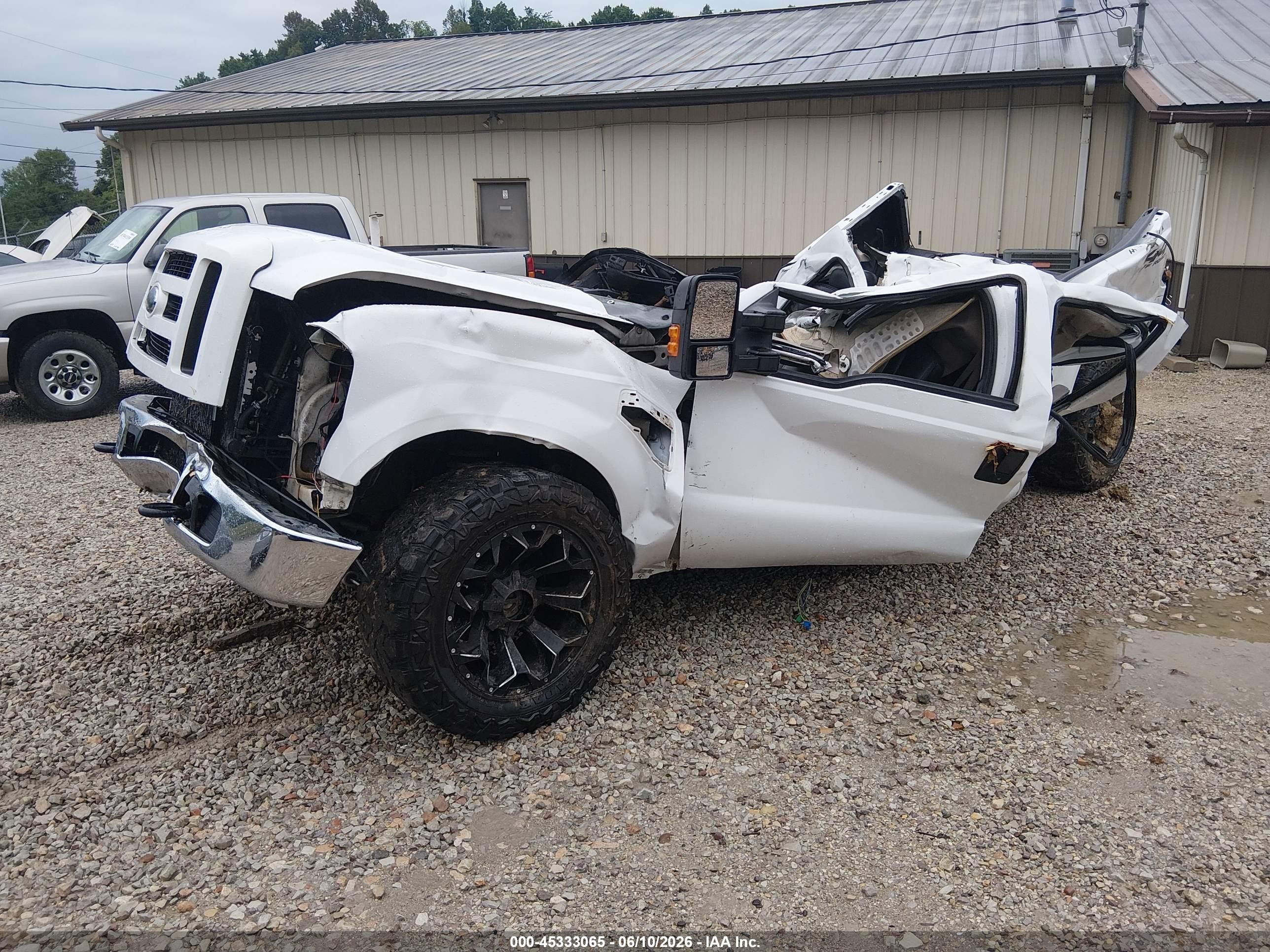 2008 Ford Super Duty F-250 Srw Xlt White vin: 1FTSW21R98ED04457