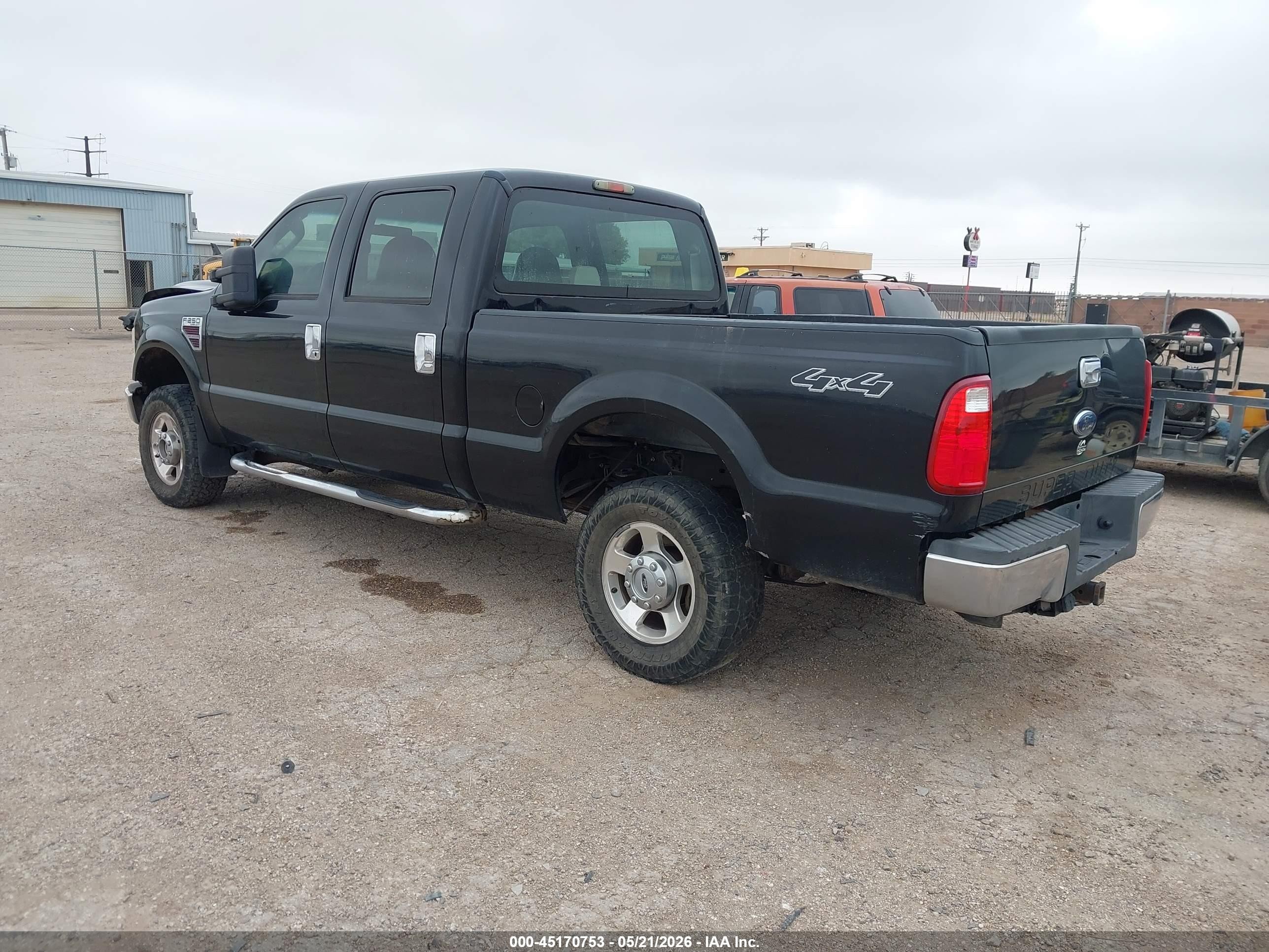 2008 Ford F-250 Fx4/harley-davidson/king Ranch/lariat/xl/xlt Black vin: 1FTSW21R98ED84424