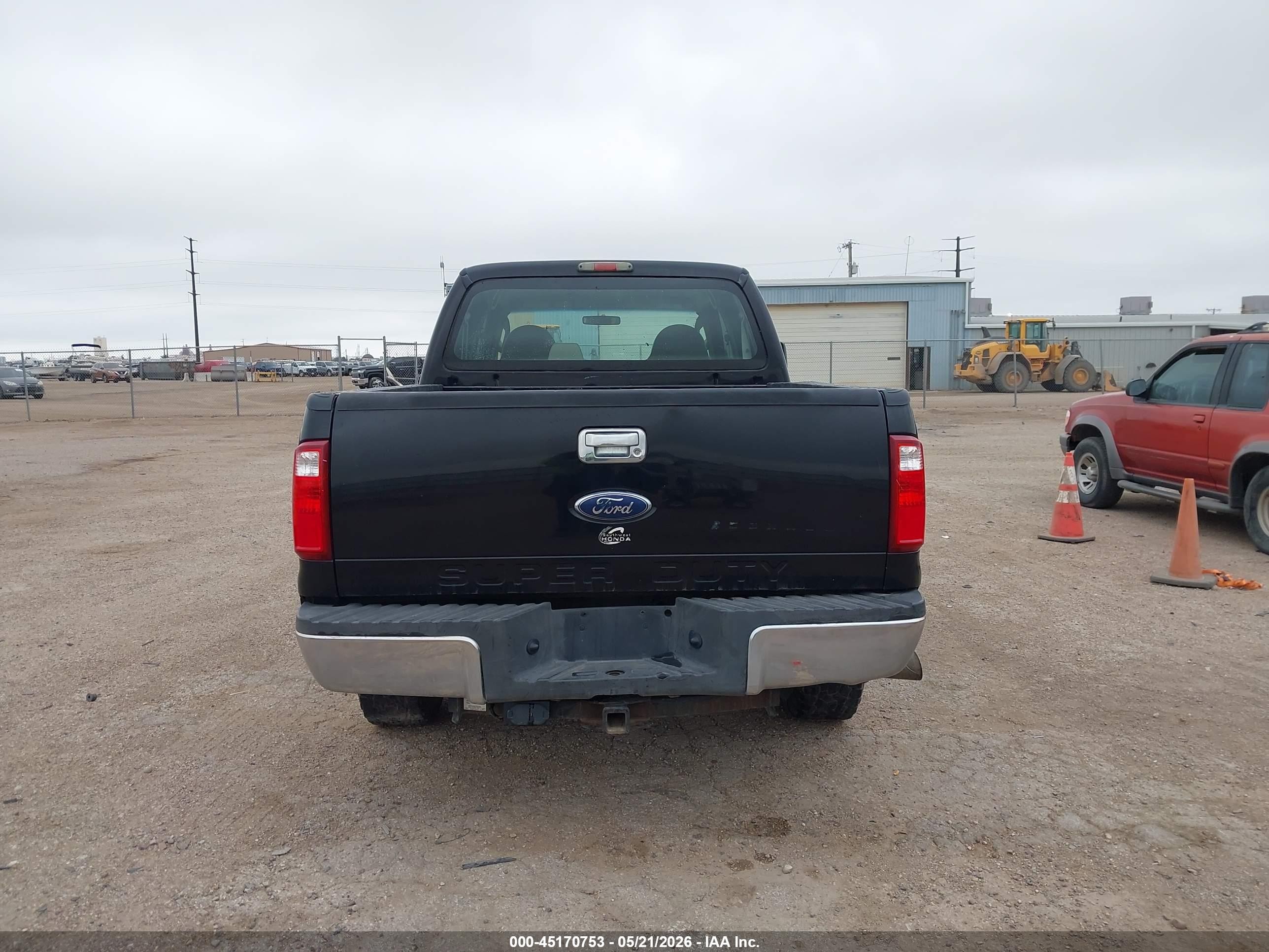 2008 Ford F-250 Fx4/harley-davidson/king Ranch/lariat/xl/xlt Black vin: 1FTSW21R98ED84424