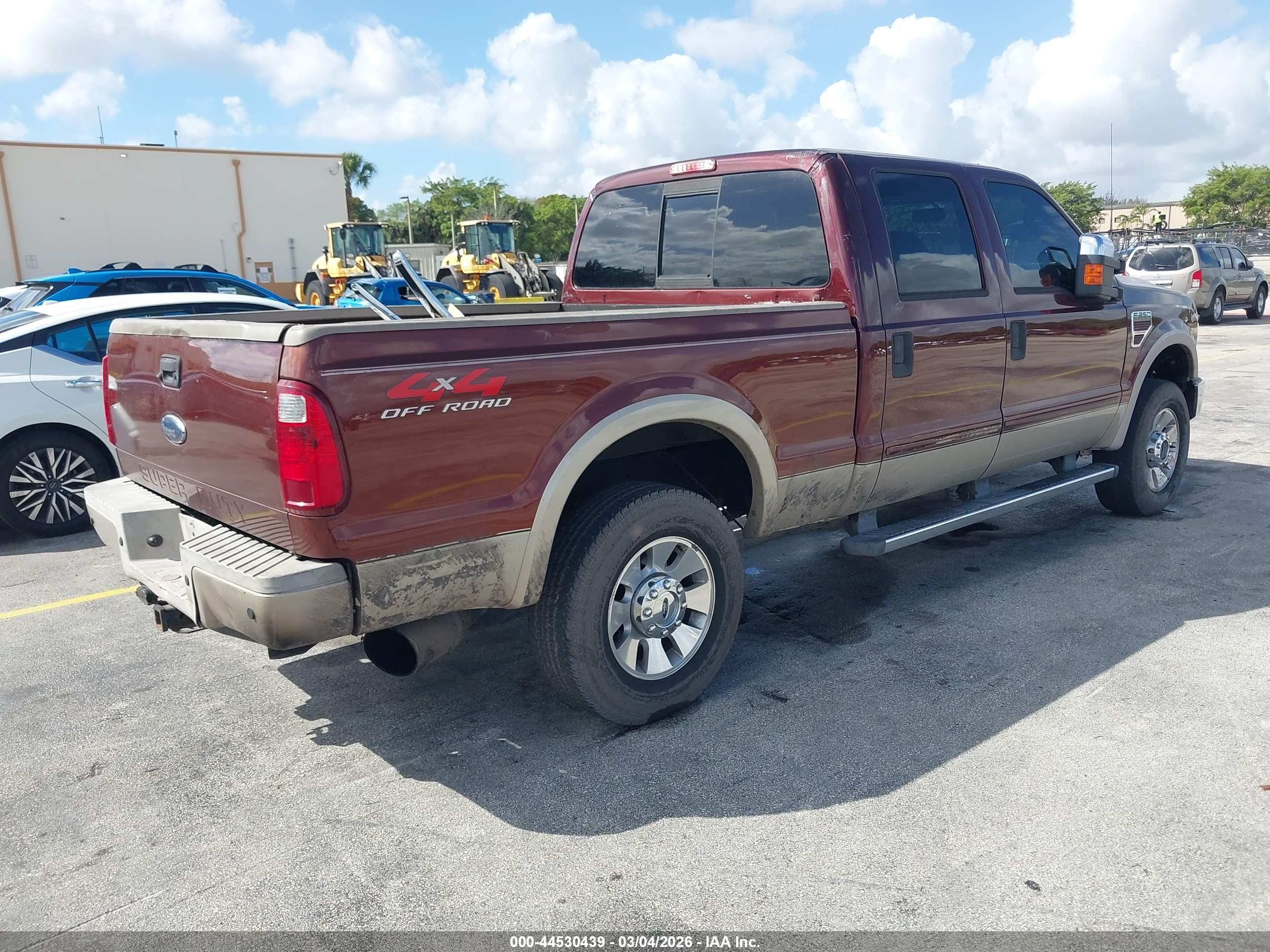 2009 Ford F250   Maroon vin: 1FTSW21R99EB17849