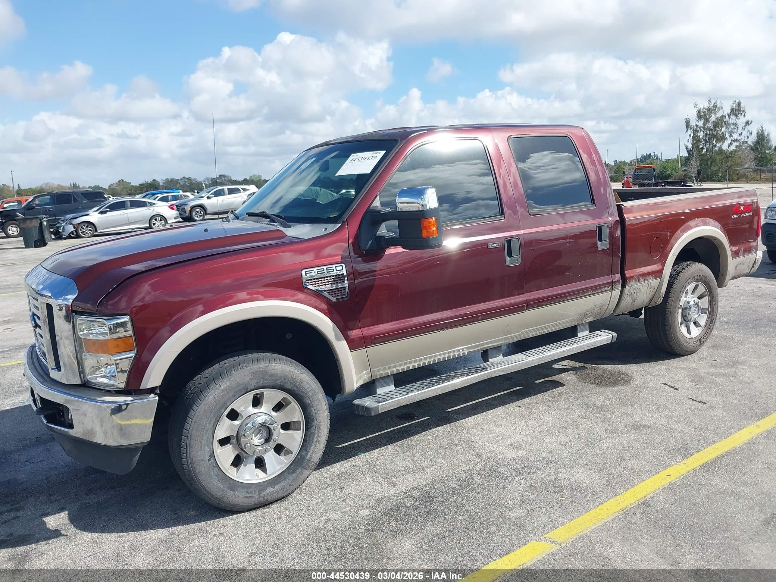 2009 Ford F250   Maroon vin: 1FTSW21R99EB17849