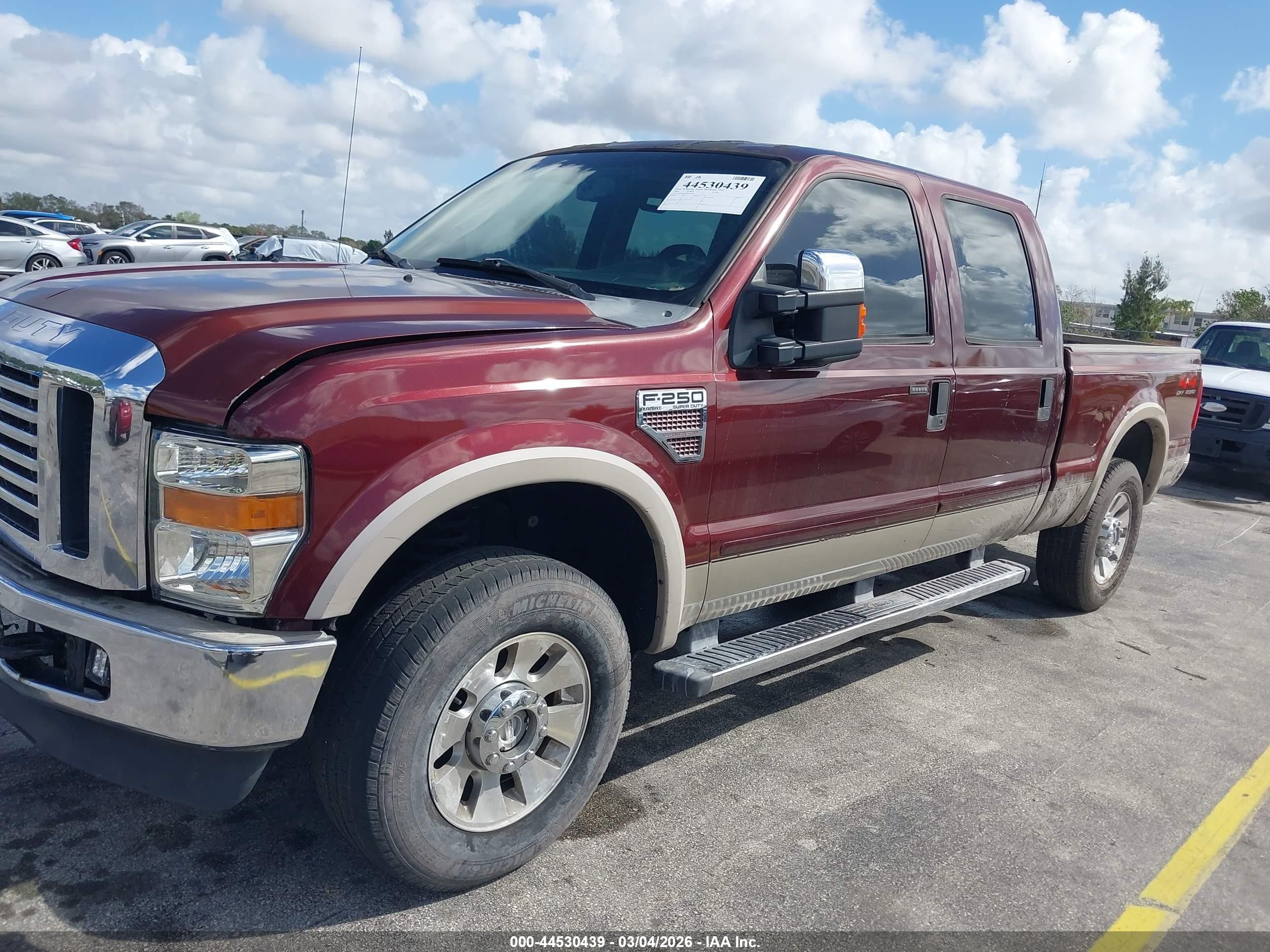 2009 Ford F250   Maroon vin: 1FTSW21R99EB17849