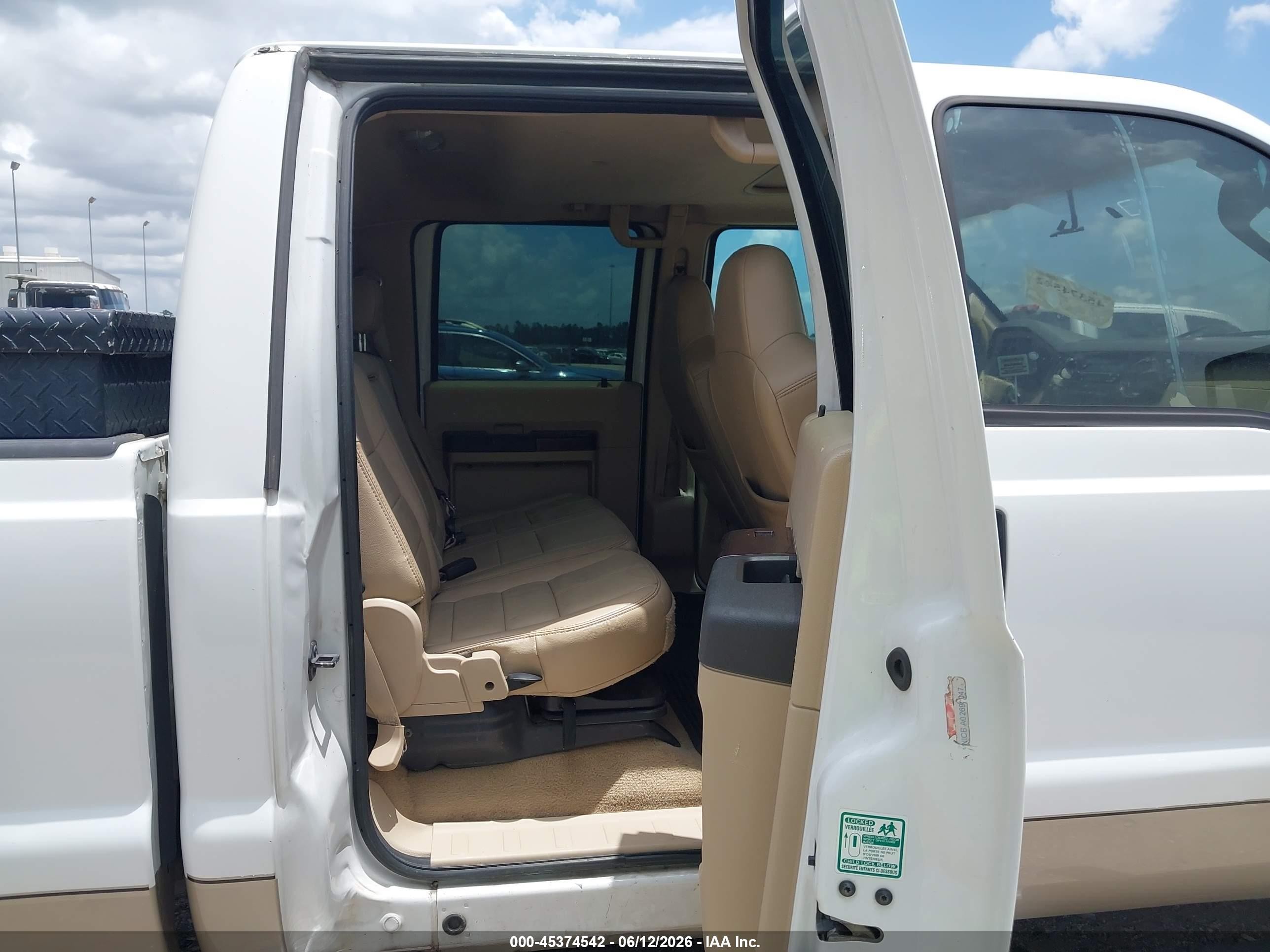 2008 Ford F-250 Fx4/harley-davidson/king Ranch/lariat/xl/xlt Белый vin: 1FTSW21RX8EA05057