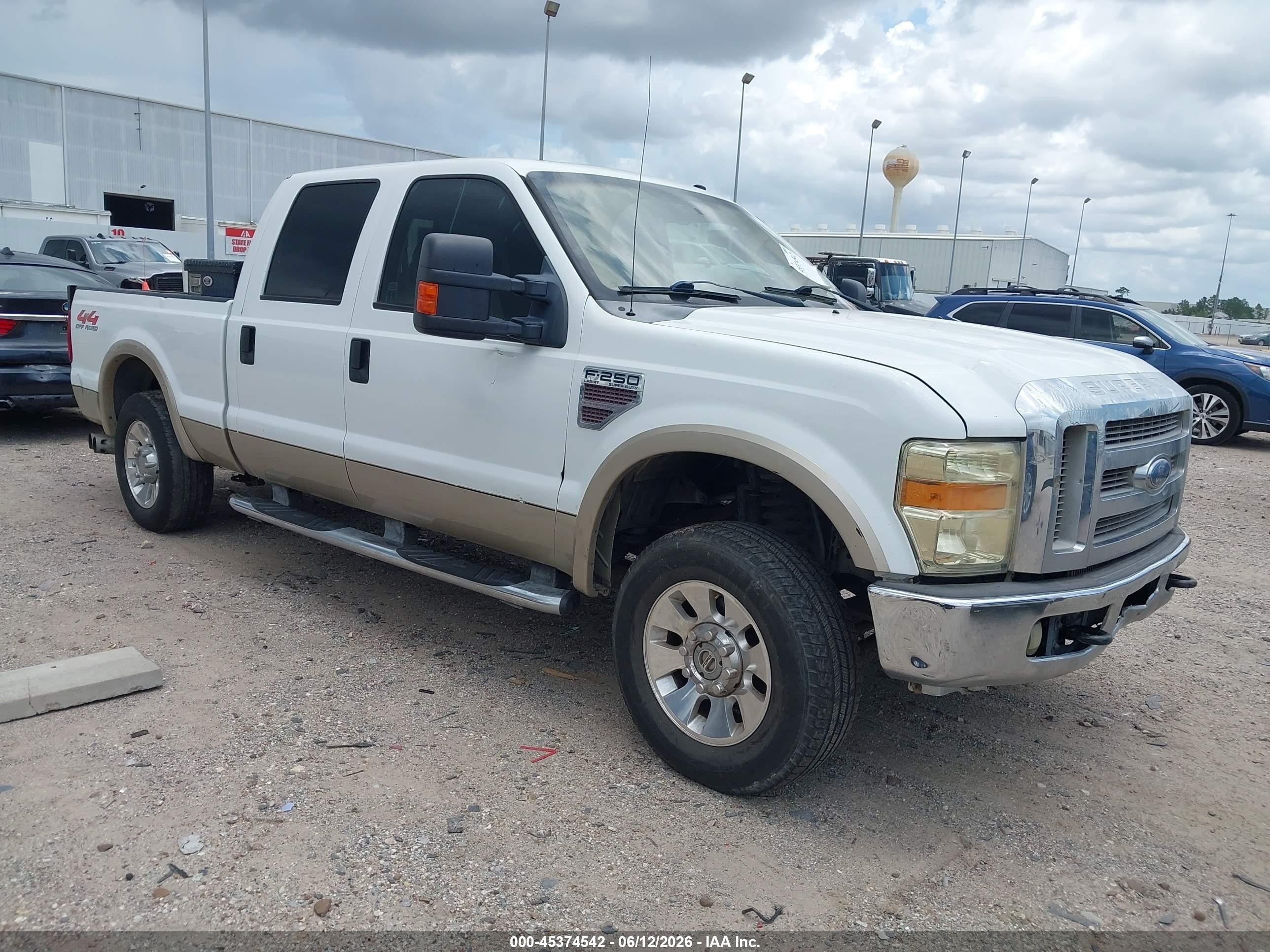 2008 Ford F-250 Fx4/harley-davidson/king Ranch/lariat/xl/xlt Белый vin: 1FTSW21RX8EA05057