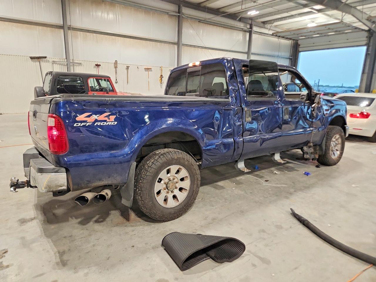 2008 Ford F250 Super Duty Blue vin: 1FTSW21RX8EA39399