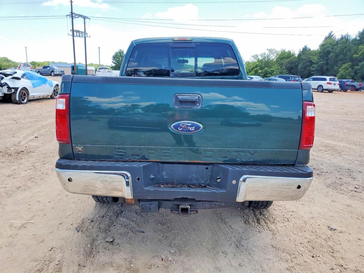 2008 Ford F250 Super Duty Green vin: 1FTSW21RX8EA95035