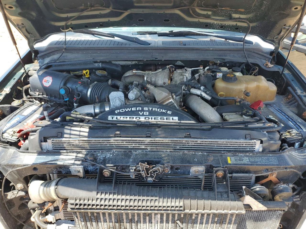 2008 Ford F250 Super Duty Green vin: 1FTSW21RX8EA95035