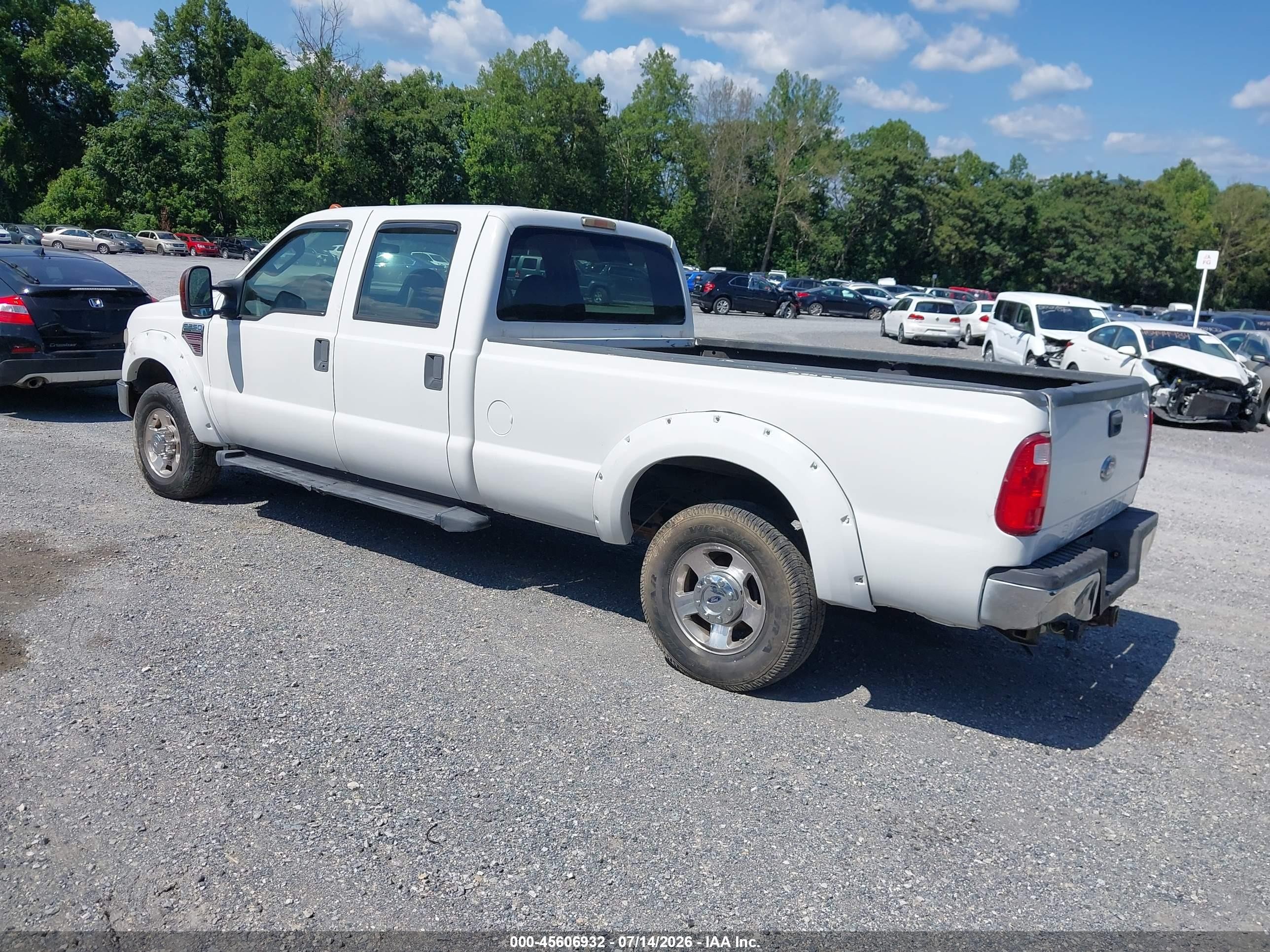 2008 Ford Super Duty F-250 Srw Fx4/harley-davidson/king Ranch/lariat/xl/xlt White vin: 1FTSW21RX8EB03389