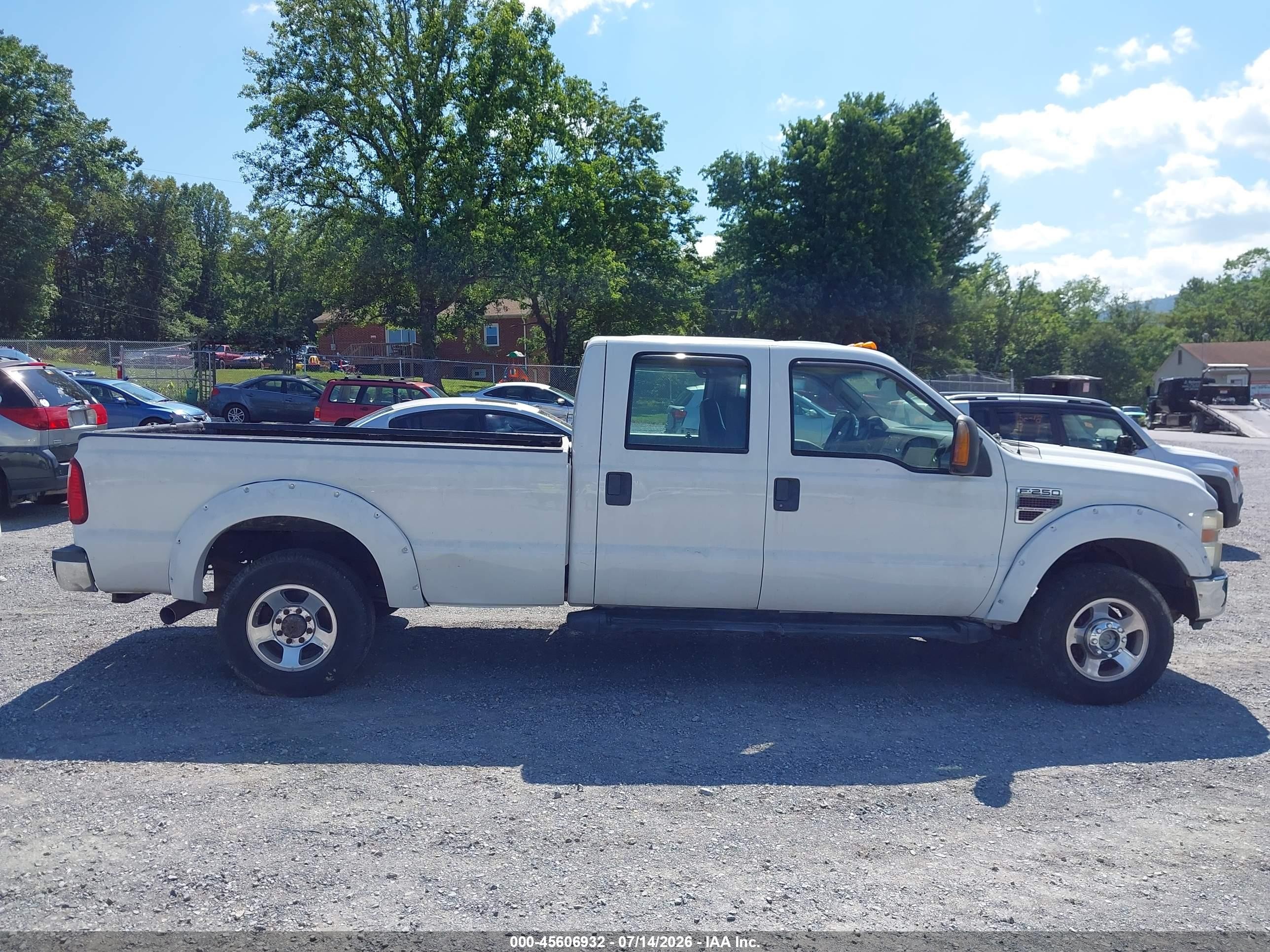 2008 Ford Super Duty F-250 Srw Fx4/harley-davidson/king Ranch/lariat/xl/xlt White vin: 1FTSW21RX8EB03389
