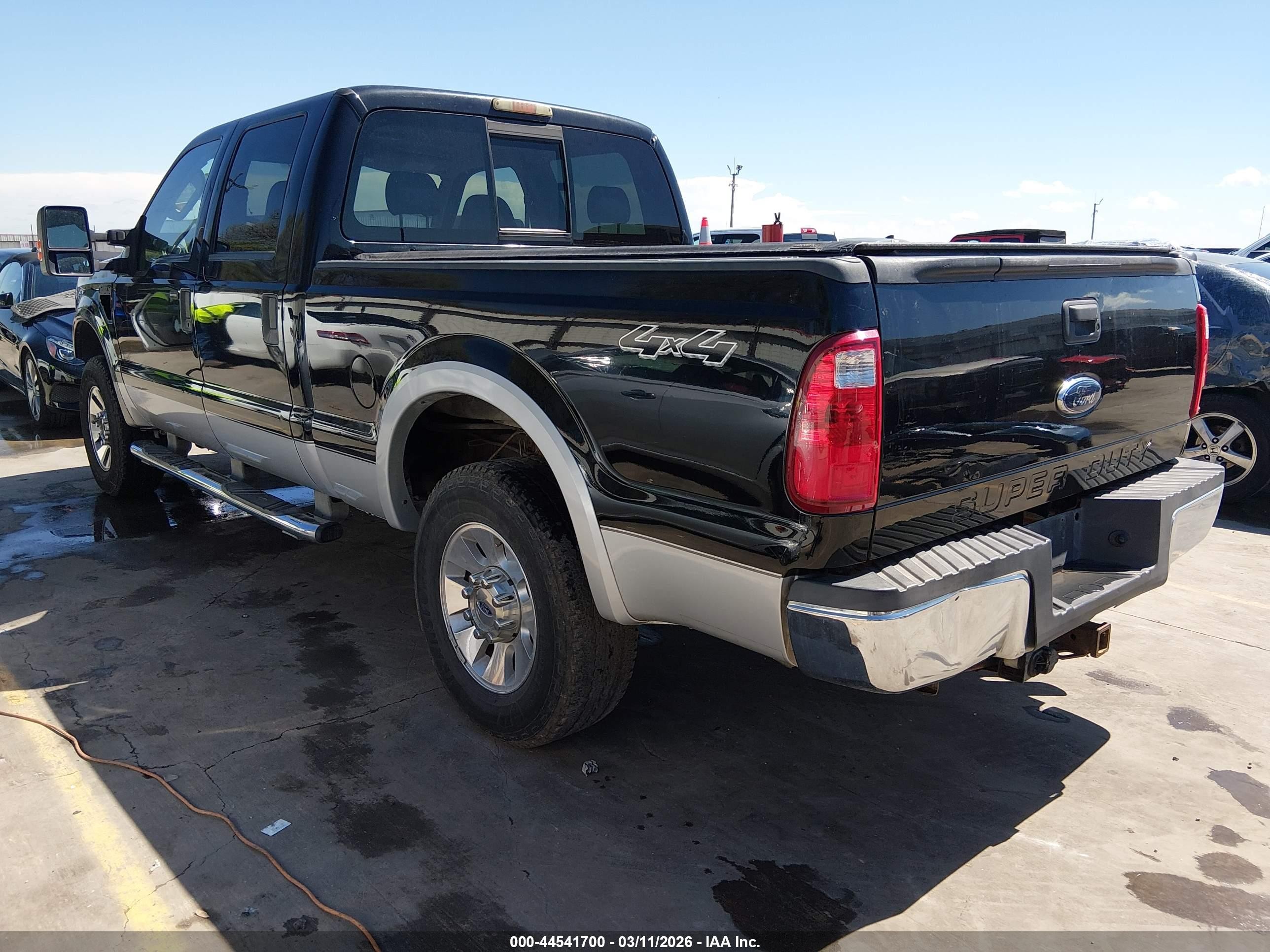 2008 Ford F-250 Fx4/harley-davidson/king Ranch/lariat/xl/xlt Black vin: 1FTSW21RX8EB55086