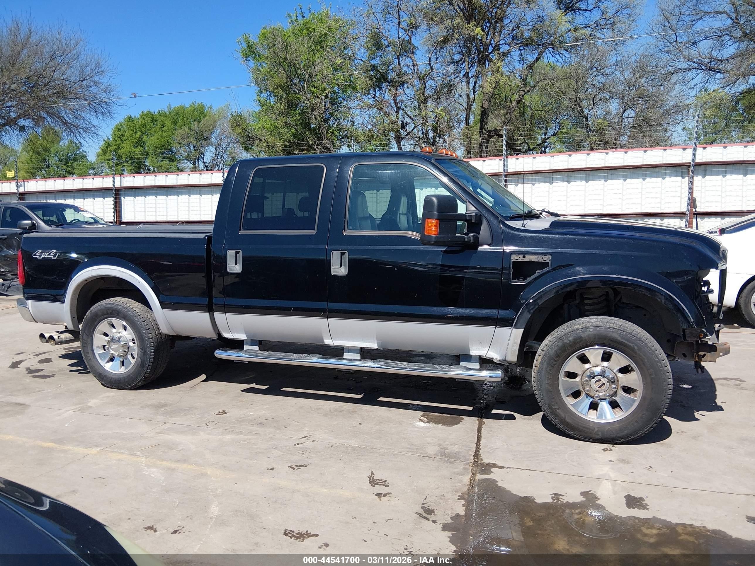 2008 Ford F-250 Fx4/harley-davidson/king Ranch/lariat/xl/xlt Black vin: 1FTSW21RX8EB55086