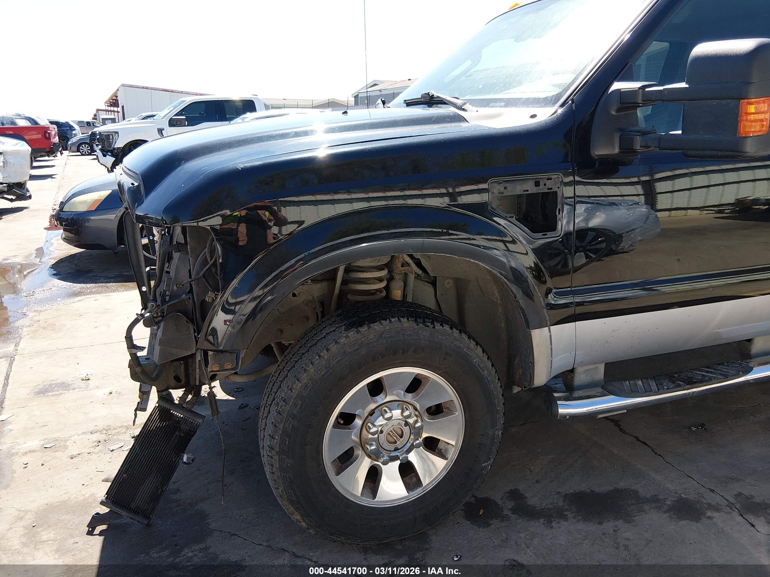 2008 Ford F-250 Fx4/harley-davidson/king Ranch/lariat/xl/xlt Black vin: 1FTSW21RX8EB55086