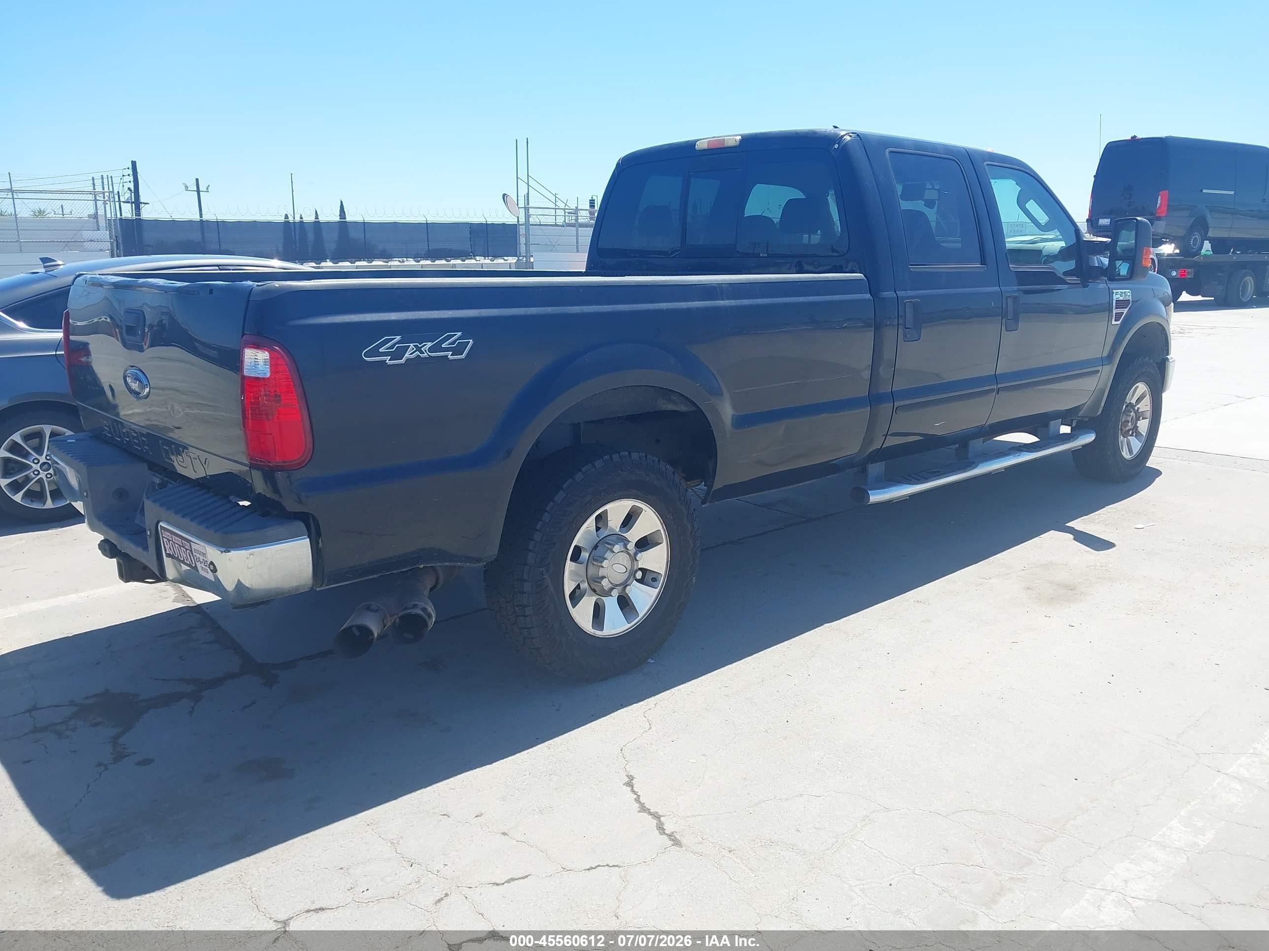 2008 Ford Super Duty F-250 Srw Fx4/harley-davidson/king Ranch/lariat/xl/xlt Black vin: 1FTSW21RX8EB86418
