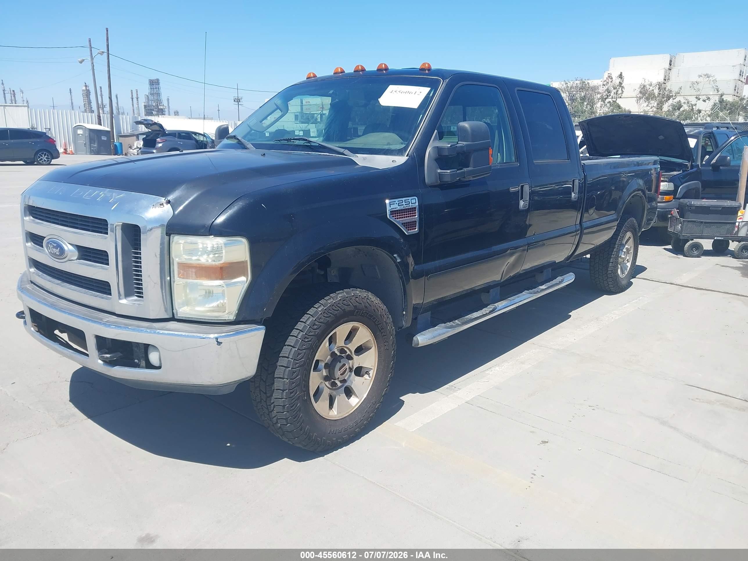 2008 Ford Super Duty F-250 Srw Fx4/harley-davidson/king Ranch/lariat/xl/xlt Black vin: 1FTSW21RX8EB86418