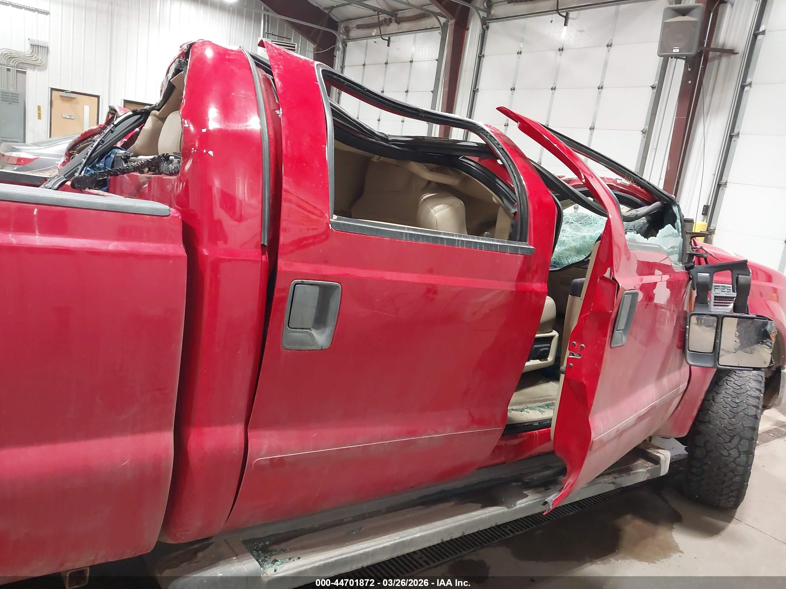2008 Ford F-250 Fx4/harley-davidson/king Ranch/lariat/xl/xlt Red vin: 1FTSW21RX8EB97421