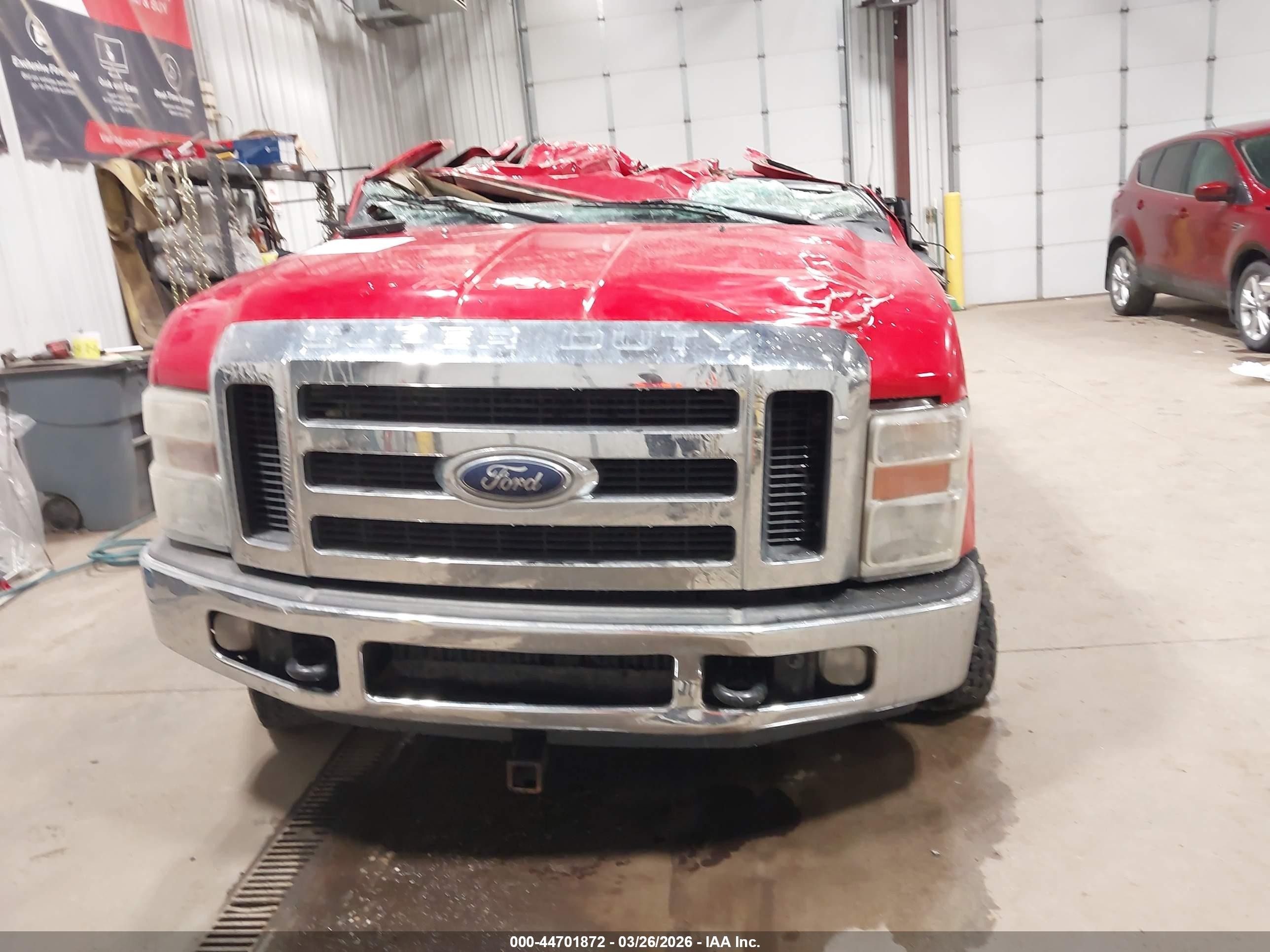 2008 Ford F-250 Fx4/harley-davidson/king Ranch/lariat/xl/xlt Red vin: 1FTSW21RX8EB97421