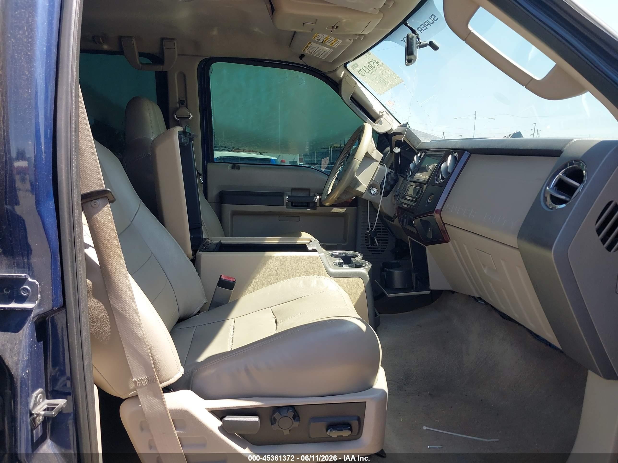 2008 Ford F-250 Fx4/harley-davidson/king Ranch/lariat/xl/xlt Blue vin: 1FTSW21RX8EC68312