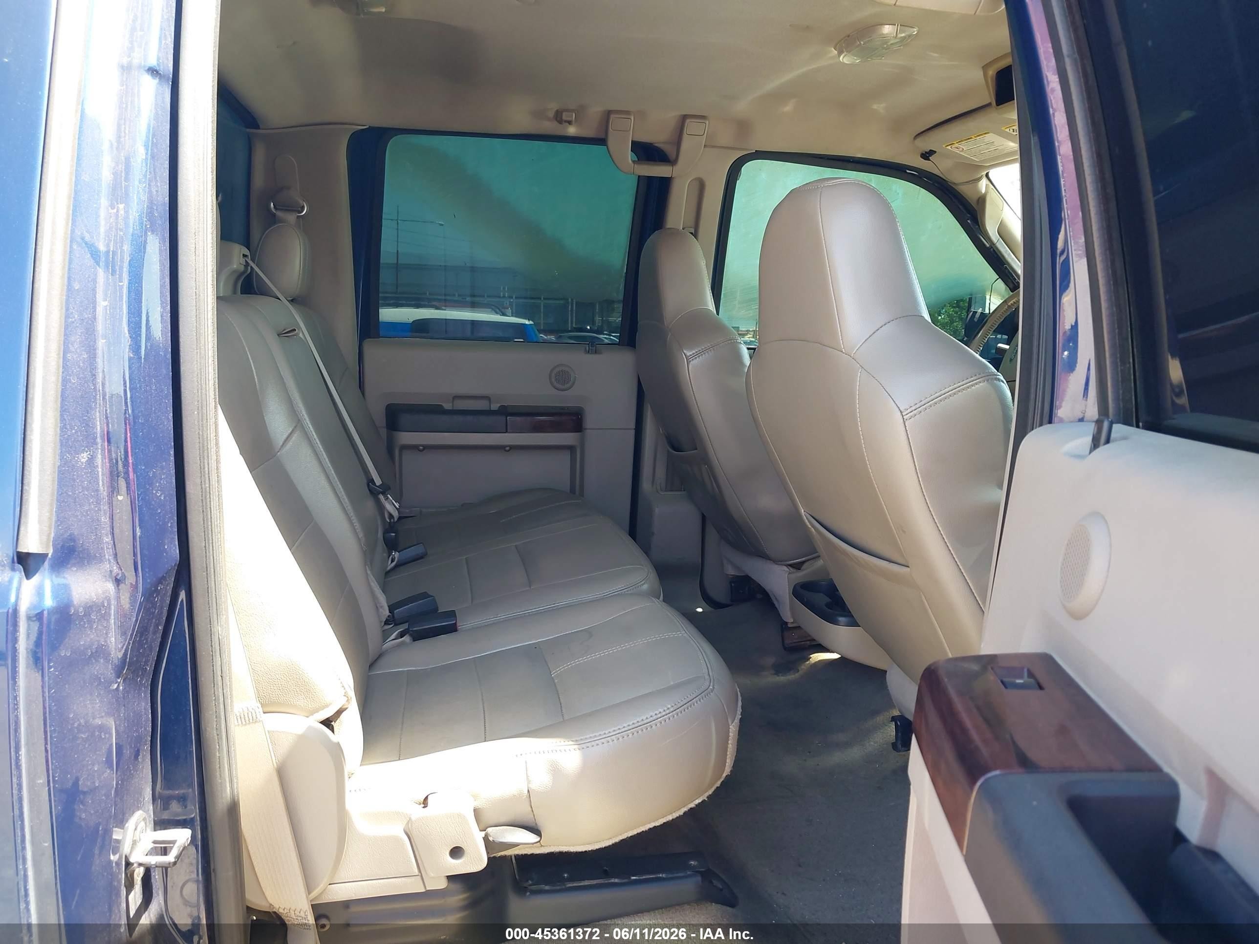 2008 Ford F-250 Fx4/harley-davidson/king Ranch/lariat/xl/xlt Blue vin: 1FTSW21RX8EC68312