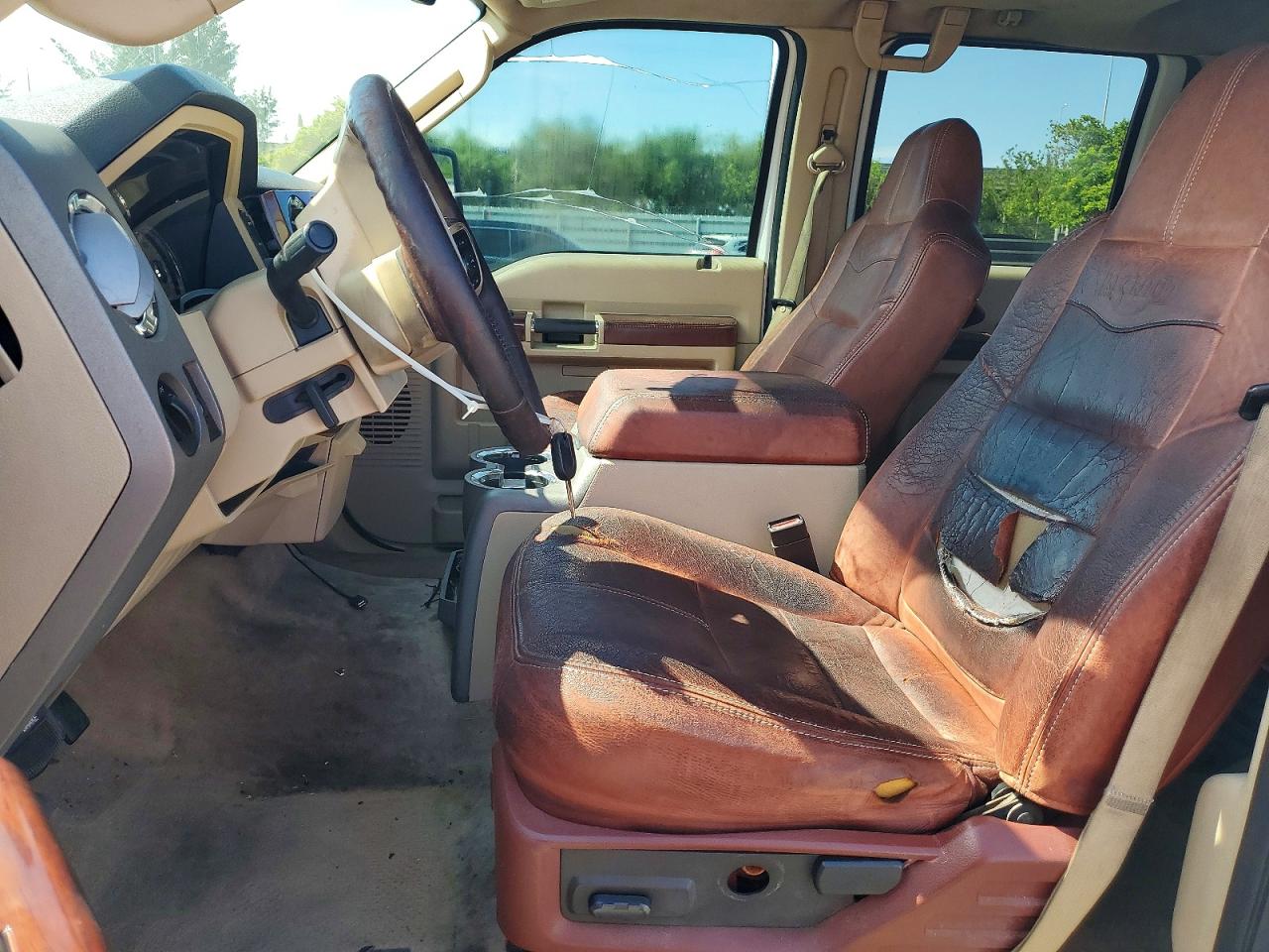 2008 Ford F250 Super Duty Белый vin: 1FTSW21RX8EC72926