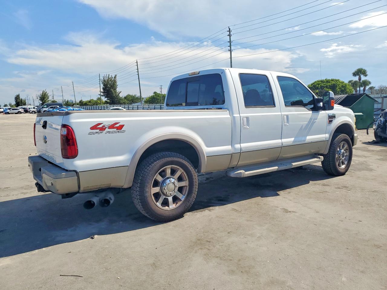 2008 Ford F250 Super Duty Белый vin: 1FTSW21RX8EC72926