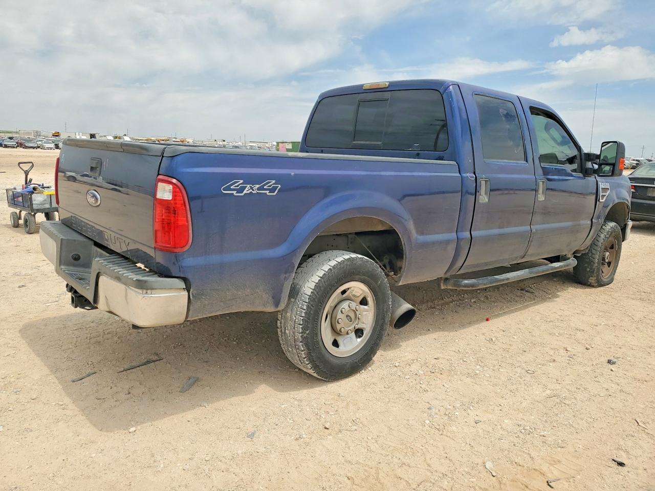 2008 Ford F250 Super Duty Blue vin: 1FTSW21RX8EC89421