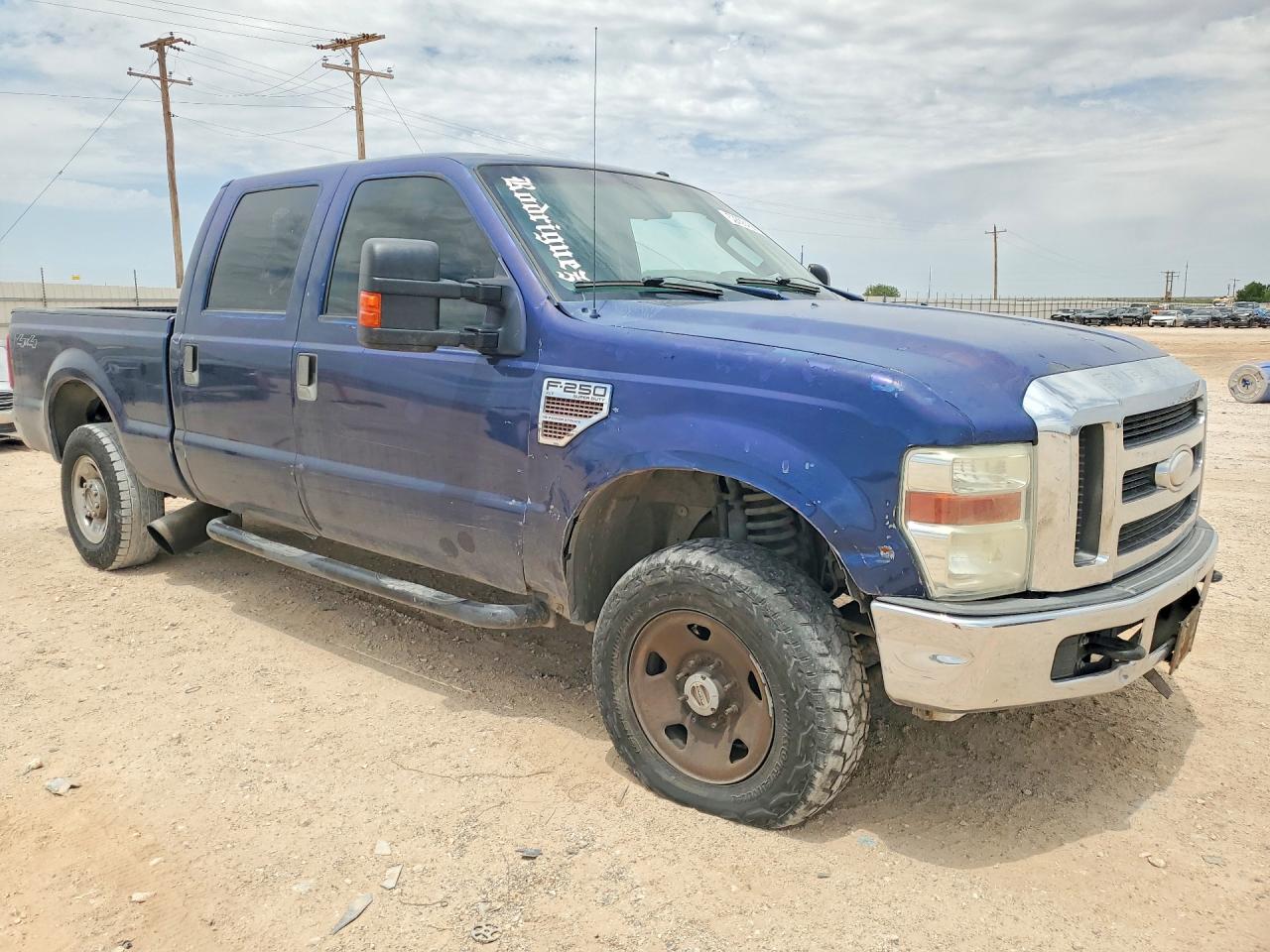 2008 Ford F250 Super Duty Blue vin: 1FTSW21RX8EC89421