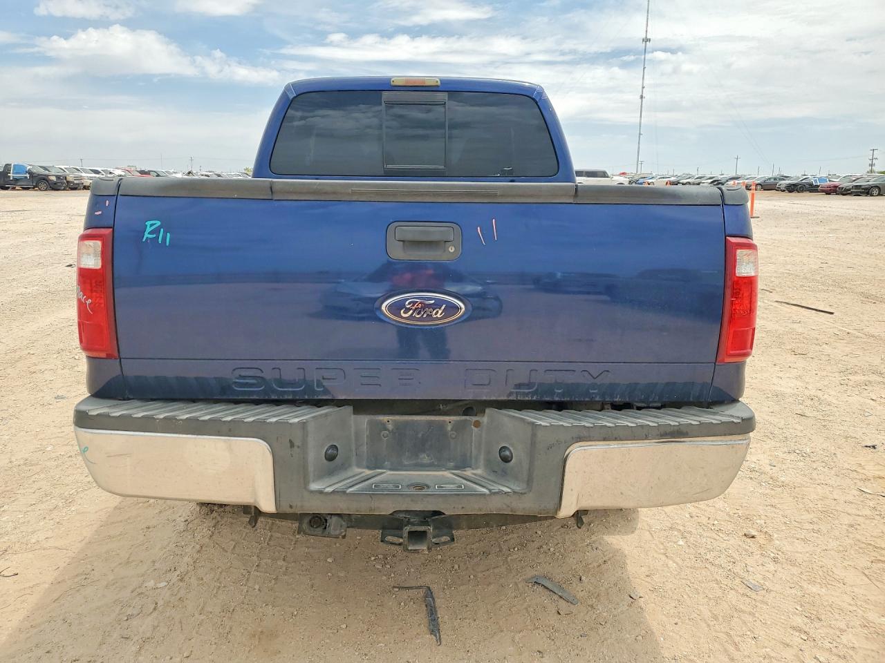 2008 Ford F250 Super Duty Blue vin: 1FTSW21RX8EC89421