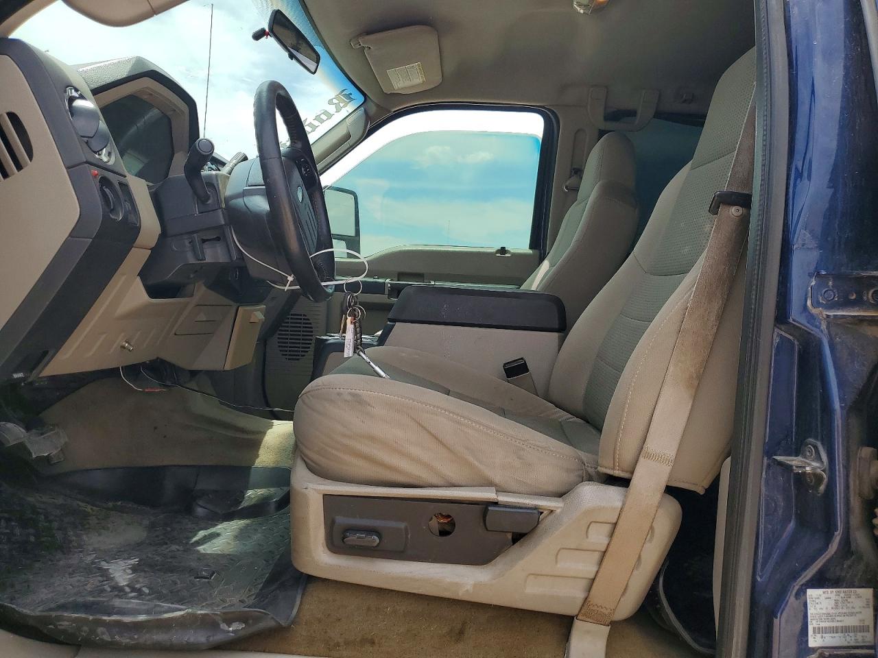 2008 Ford F250 Super Duty Blue vin: 1FTSW21RX8EC89421
