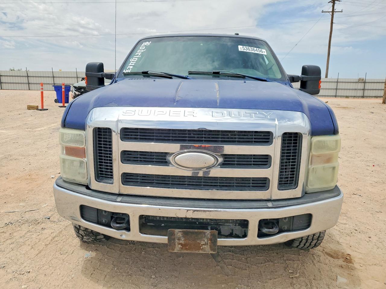 2008 Ford F250 Super Duty Blue vin: 1FTSW21RX8EC89421