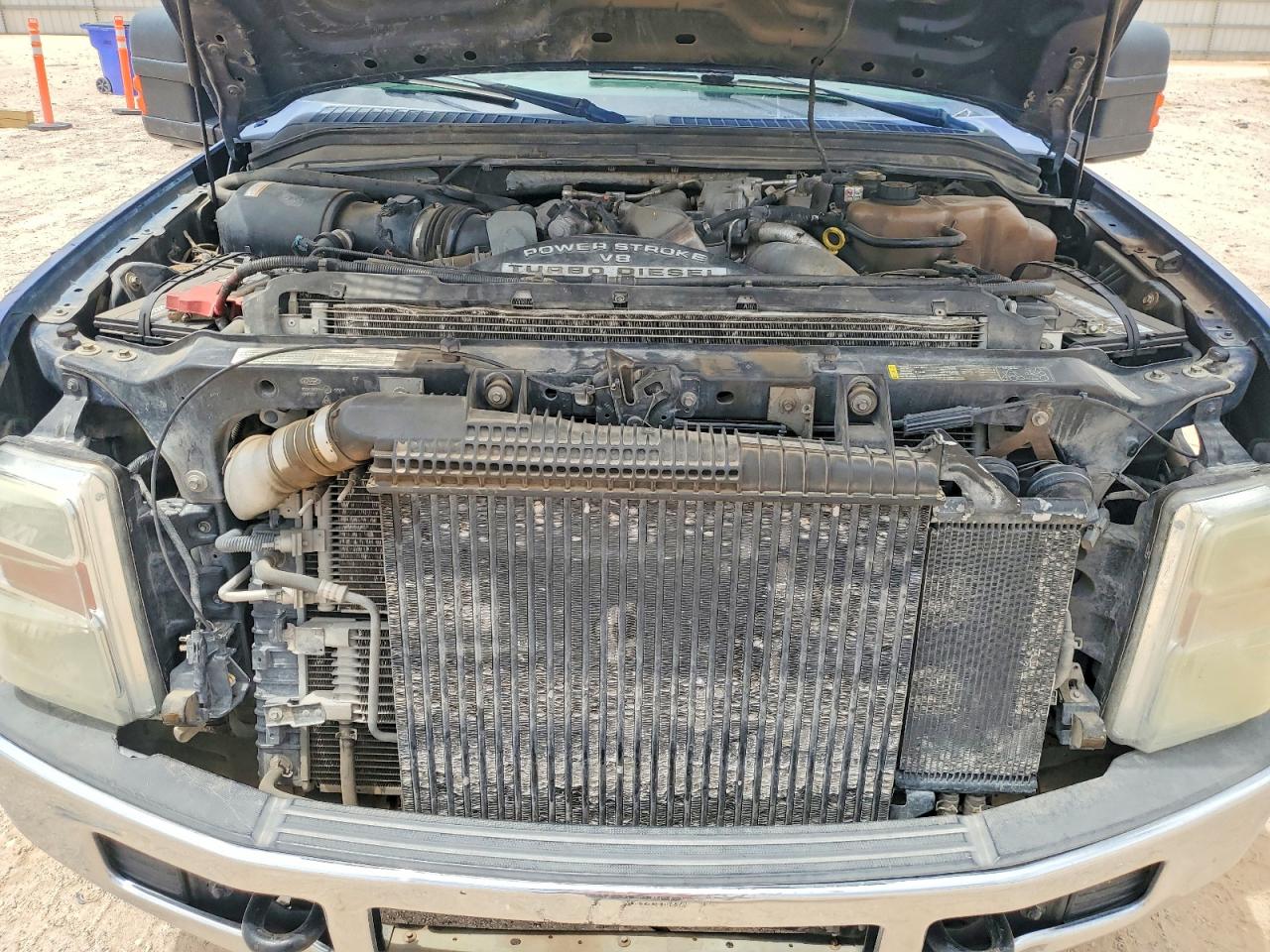 2008 Ford F250 Super Duty Blue vin: 1FTSW21RX8EC89421