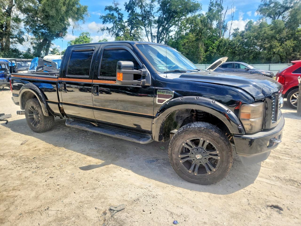 2008 Ford F250 Super Duty Black vin: 1FTSW21RX8EE25790