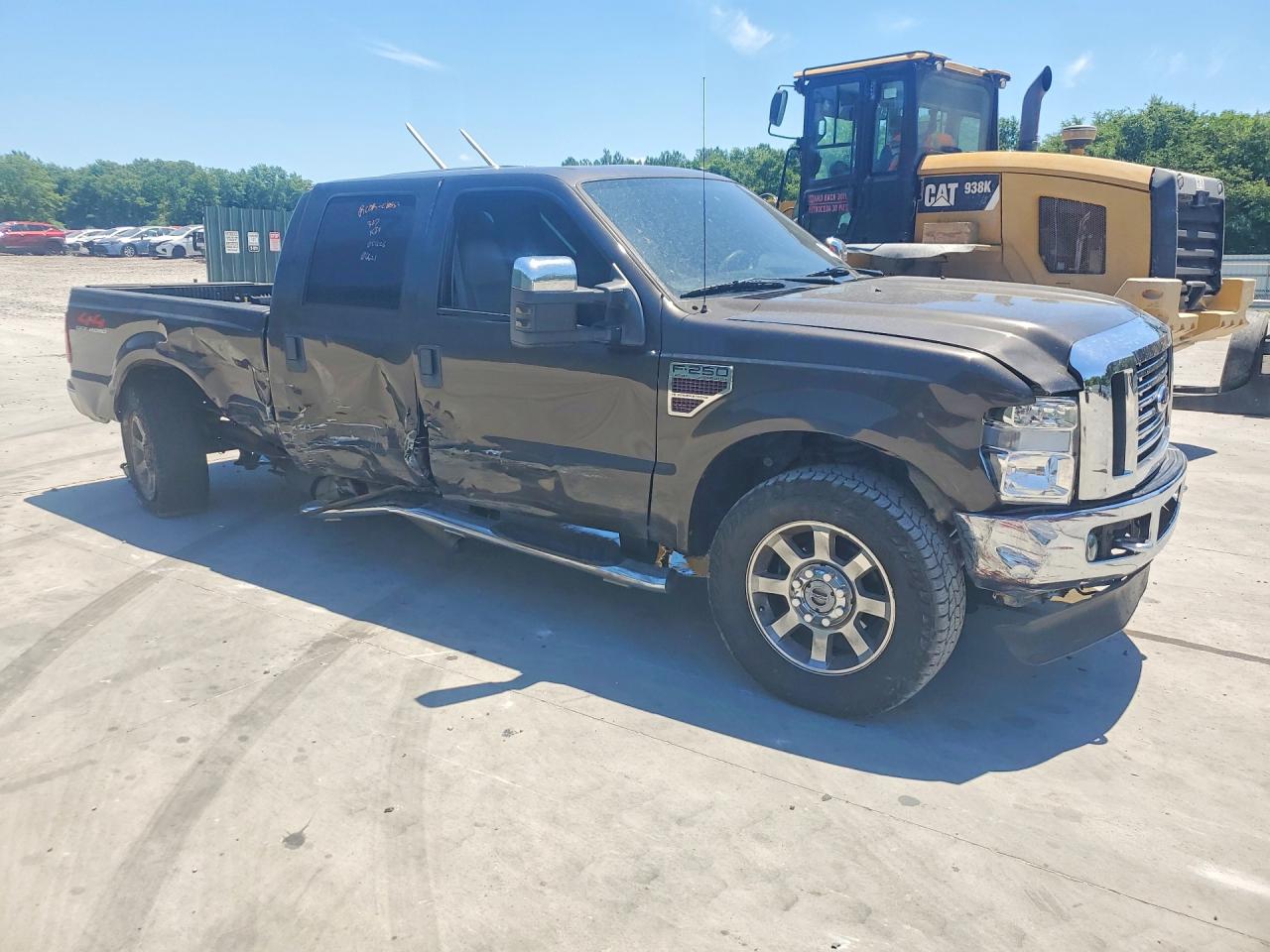 2008 Ford F250 Super Duty Brown vin: 1FTSW21RX8EE34151