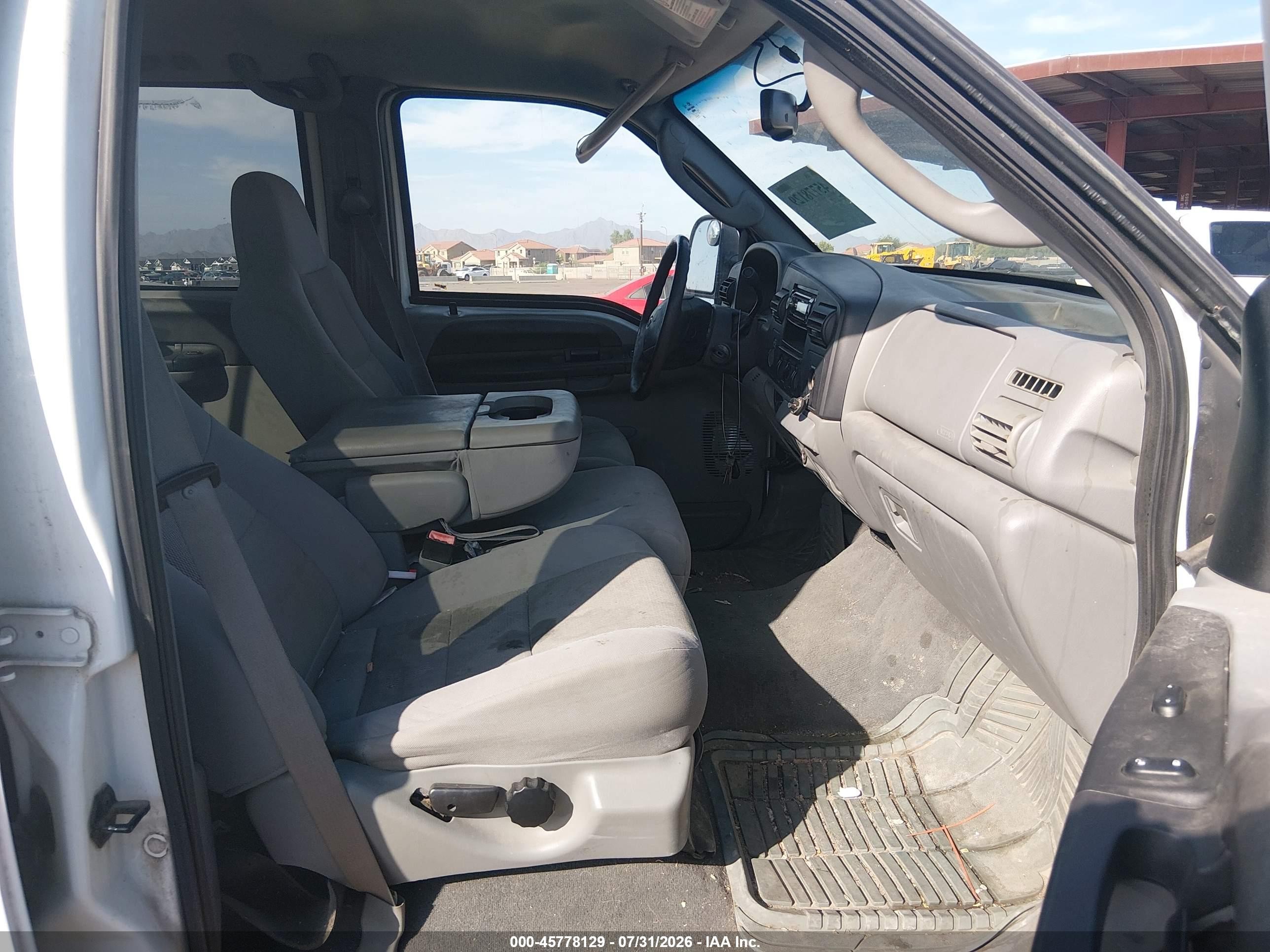 2006 Ford F-250 Lariat/xl/xlt White vin: 1FTSW21Y06EA81200